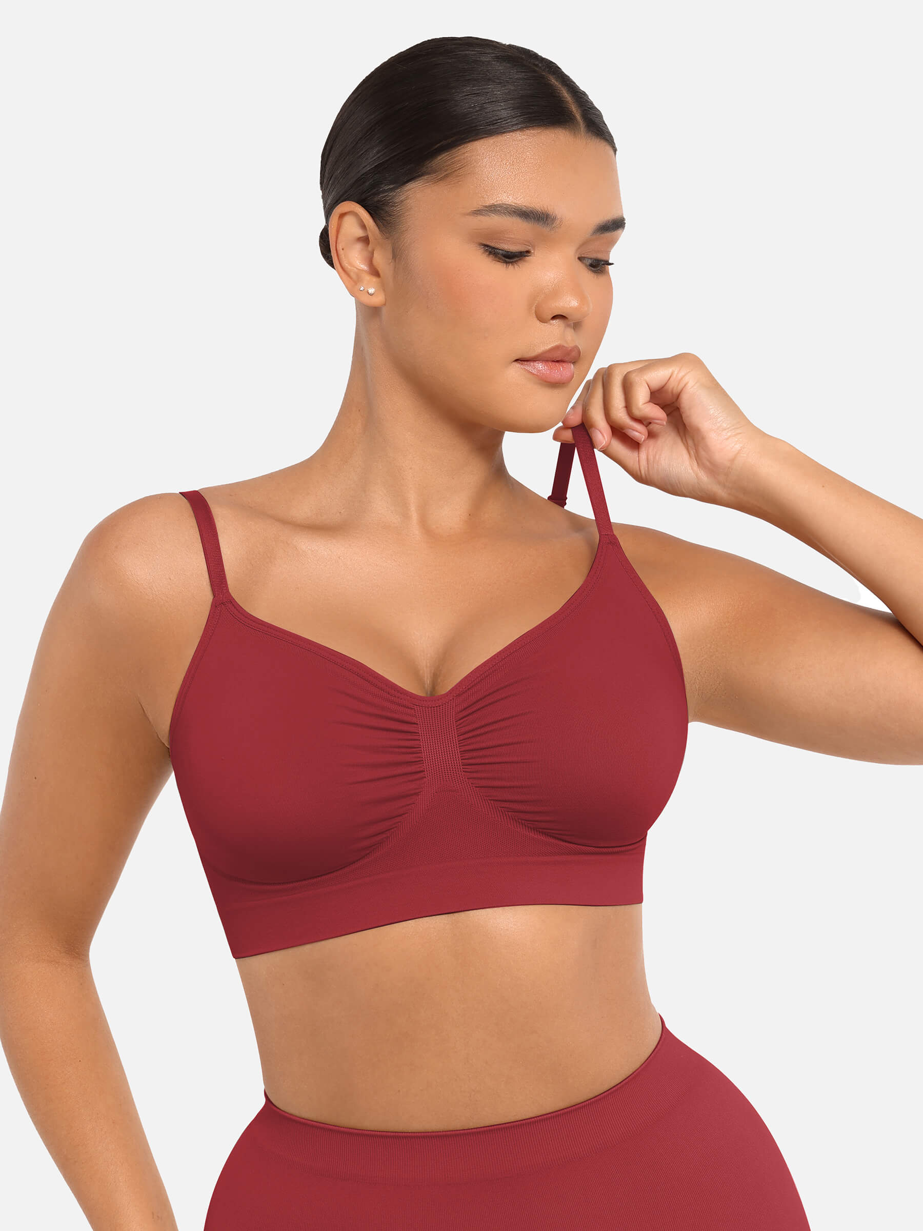 Feelingirl Wireless Bra & Seamless Tummy Control Brief Set