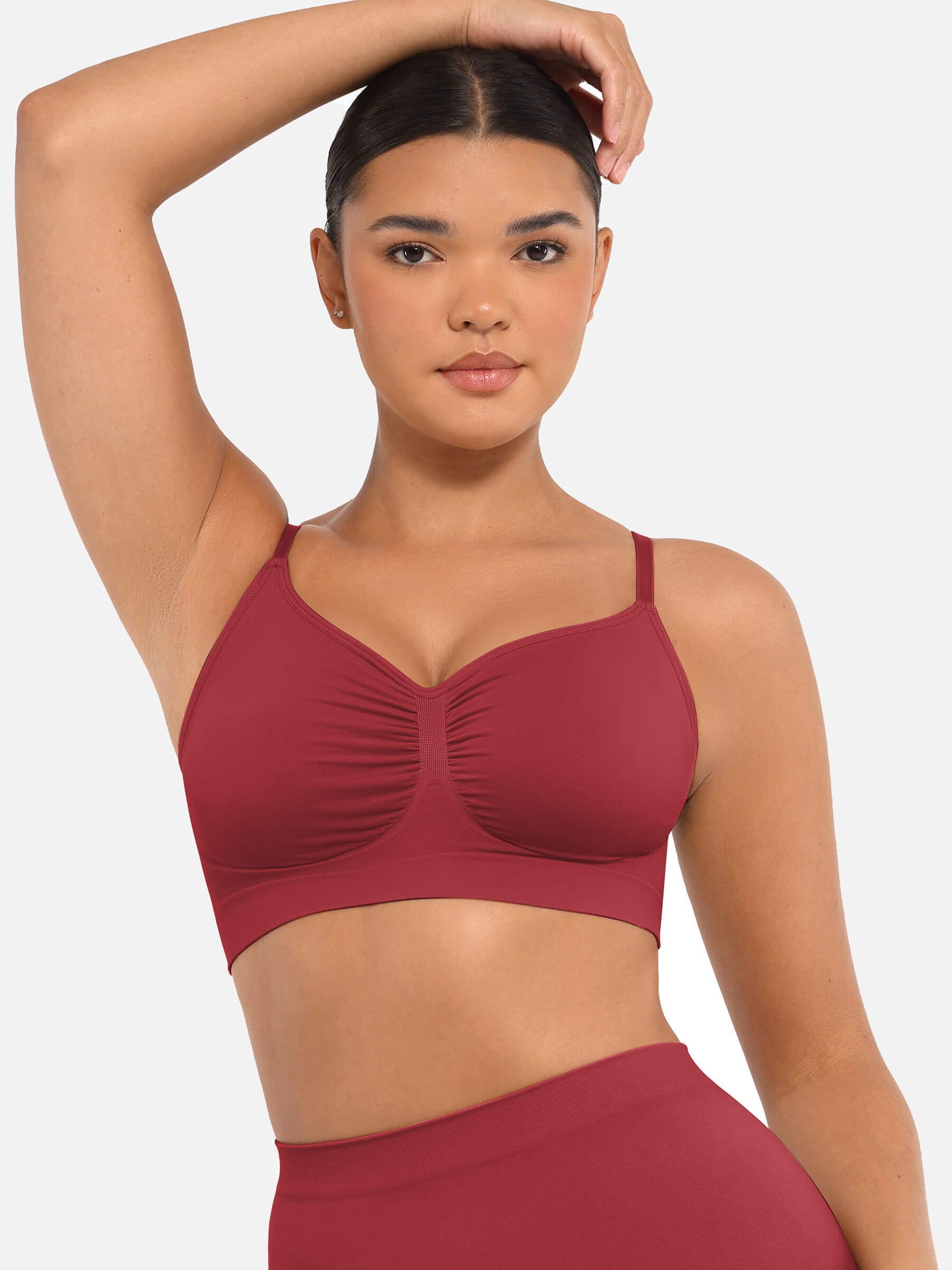 Feelingirl Wireless Bra & Seamless Tummy Control Brief Set