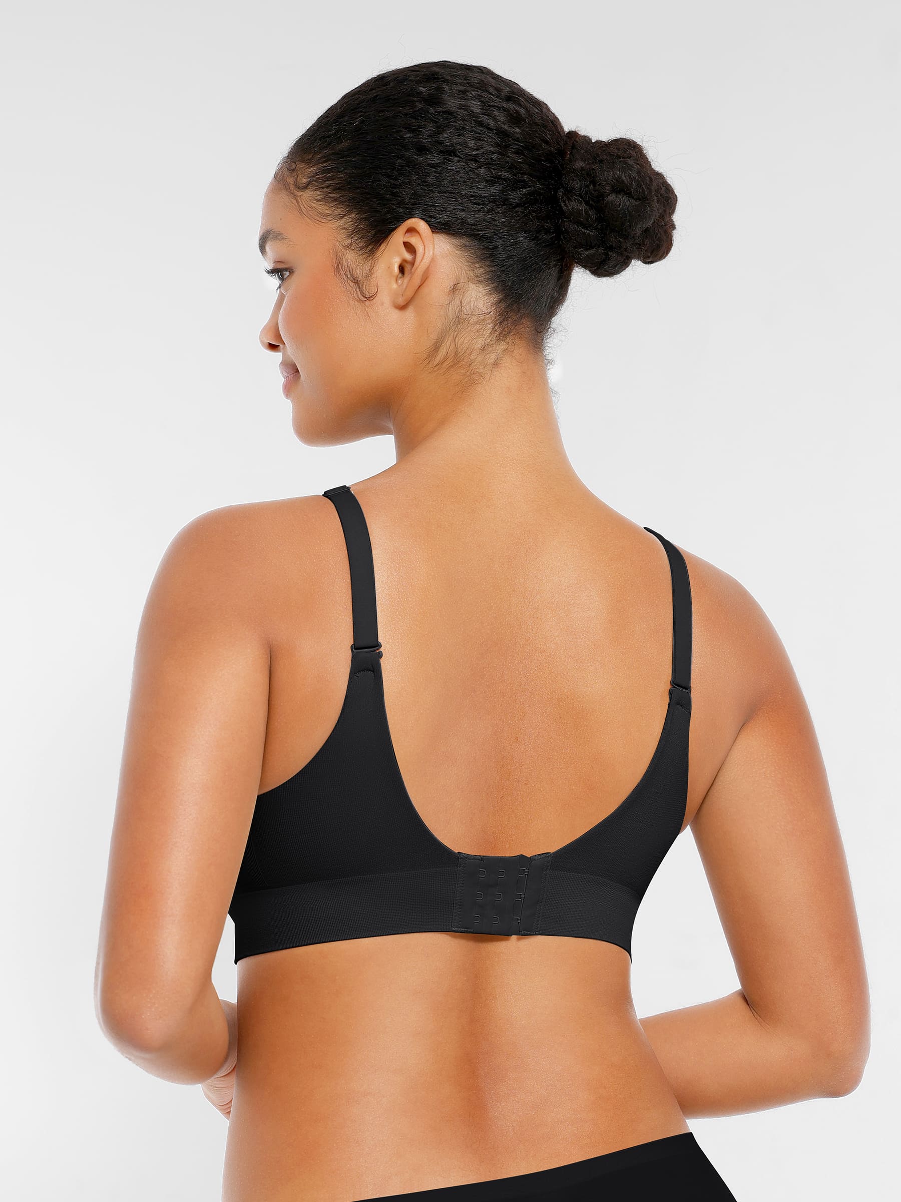 Feelingirl-Seamless-Wire-Free-Multiway-with-Foam-Cups-&-Wide-Band-Bra-Black