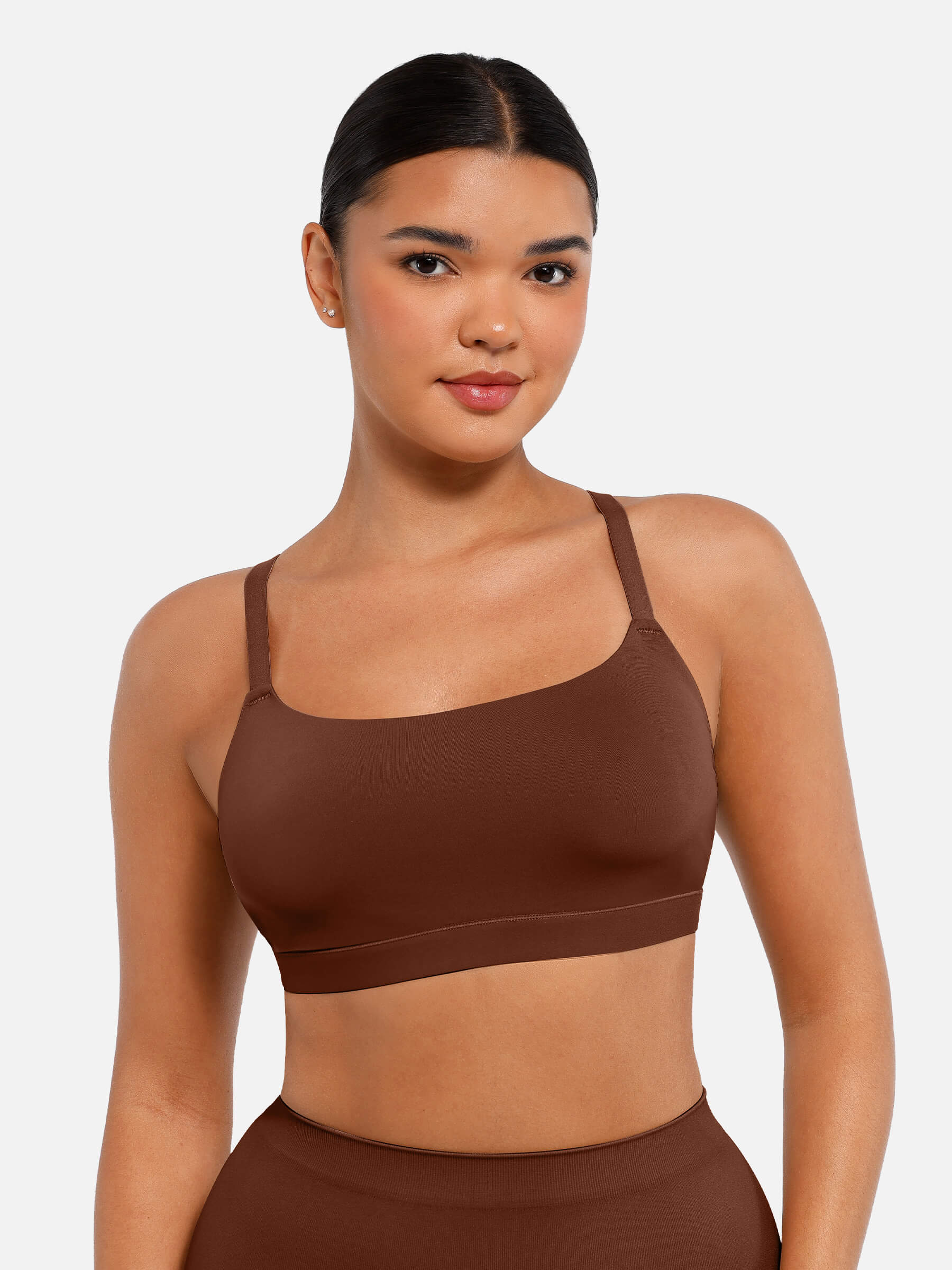 Feelingirl Everyday Wireless Invisible Square Neck Bra