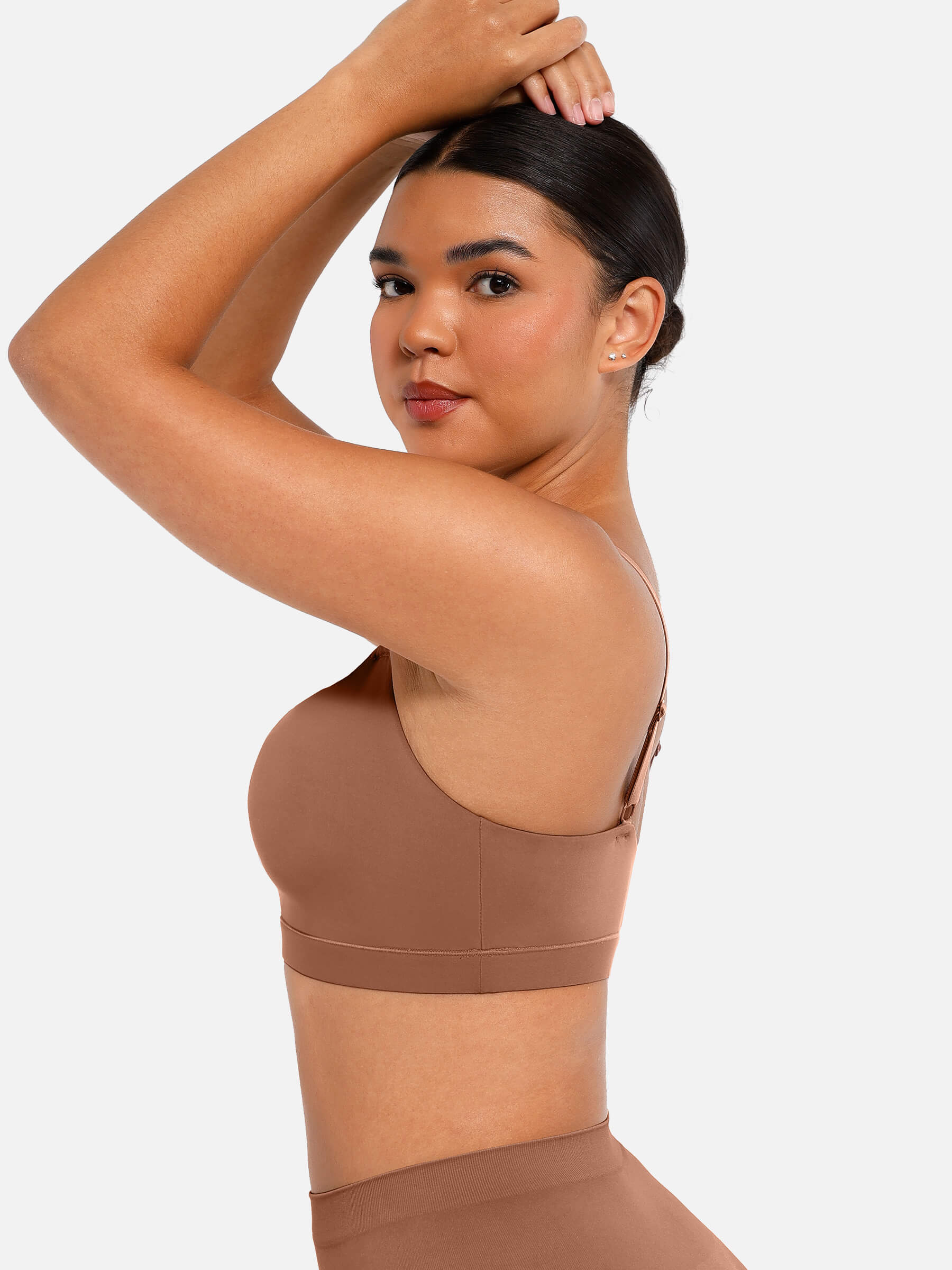 Feelingirl Everyday Wireless Invisible Square Neck Bra