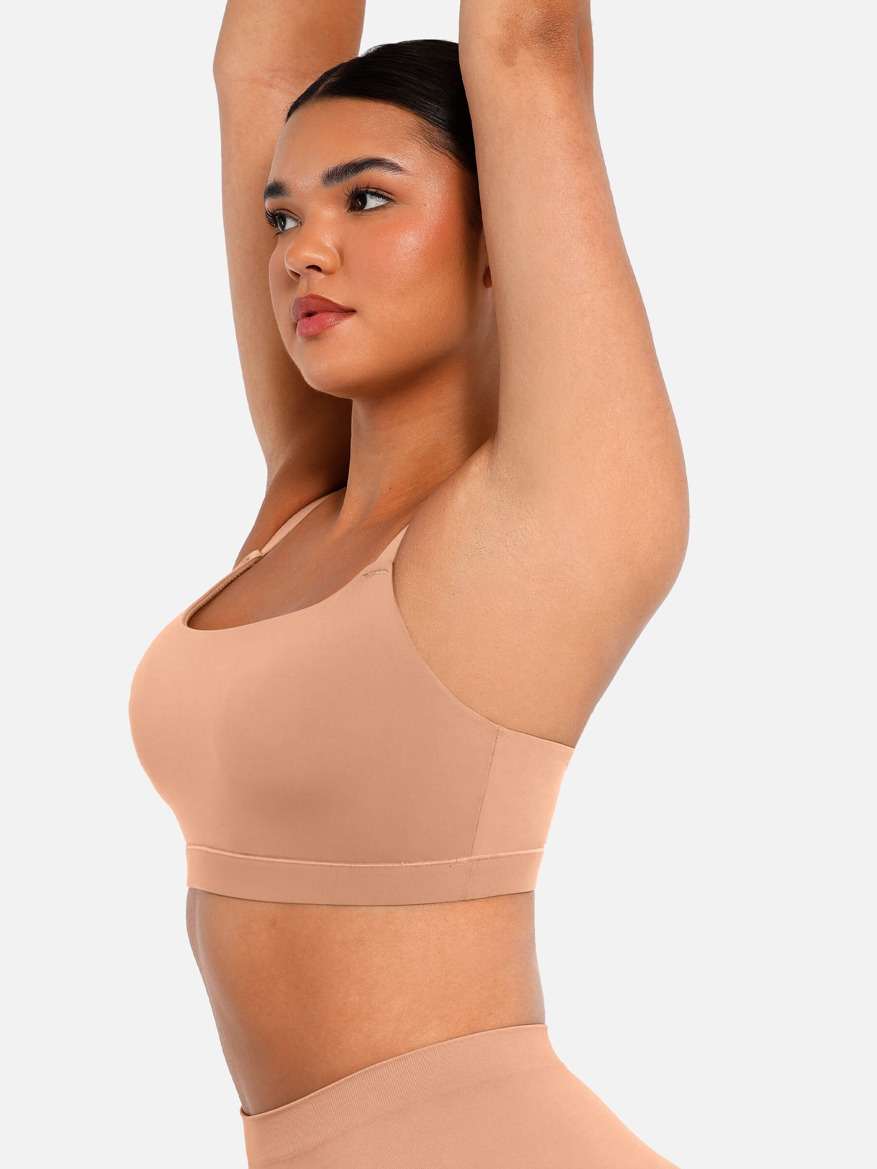 Feelingirl Everyday Wireless Invisible Square Neck Bra