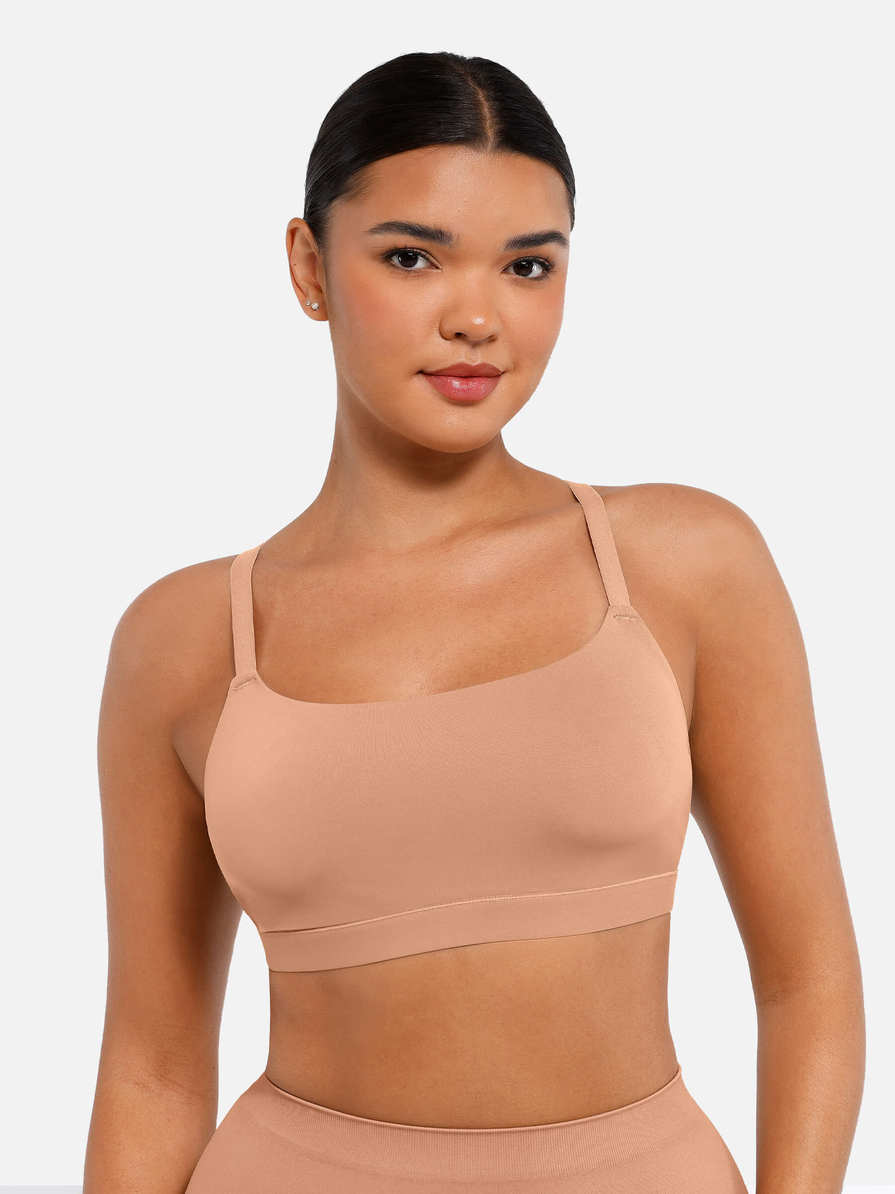 Feelingirl Everyday Wireless Invisible Square Neck Bra