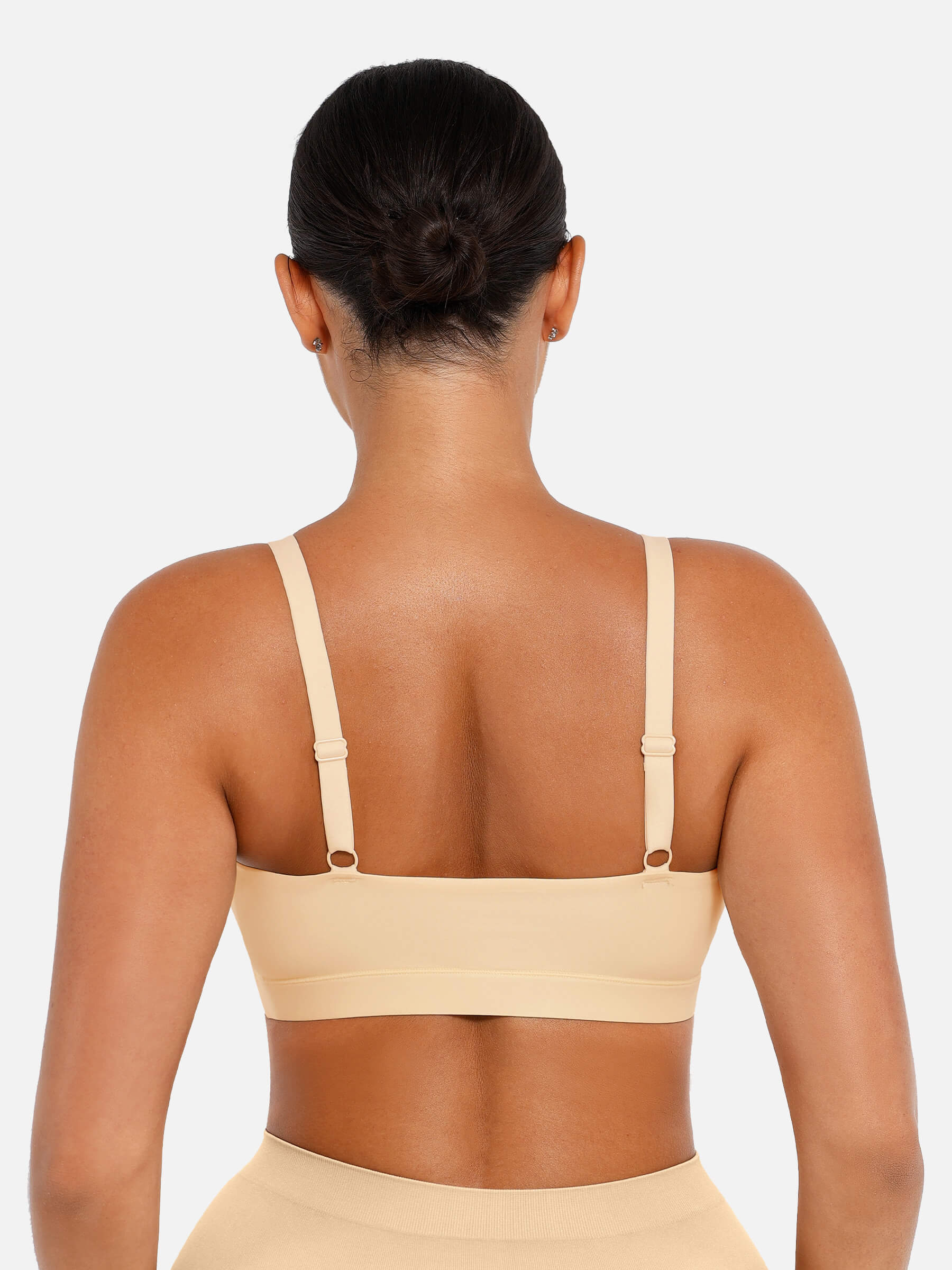 Feelingirl Everyday Wireless Invisible Square Neck Bra