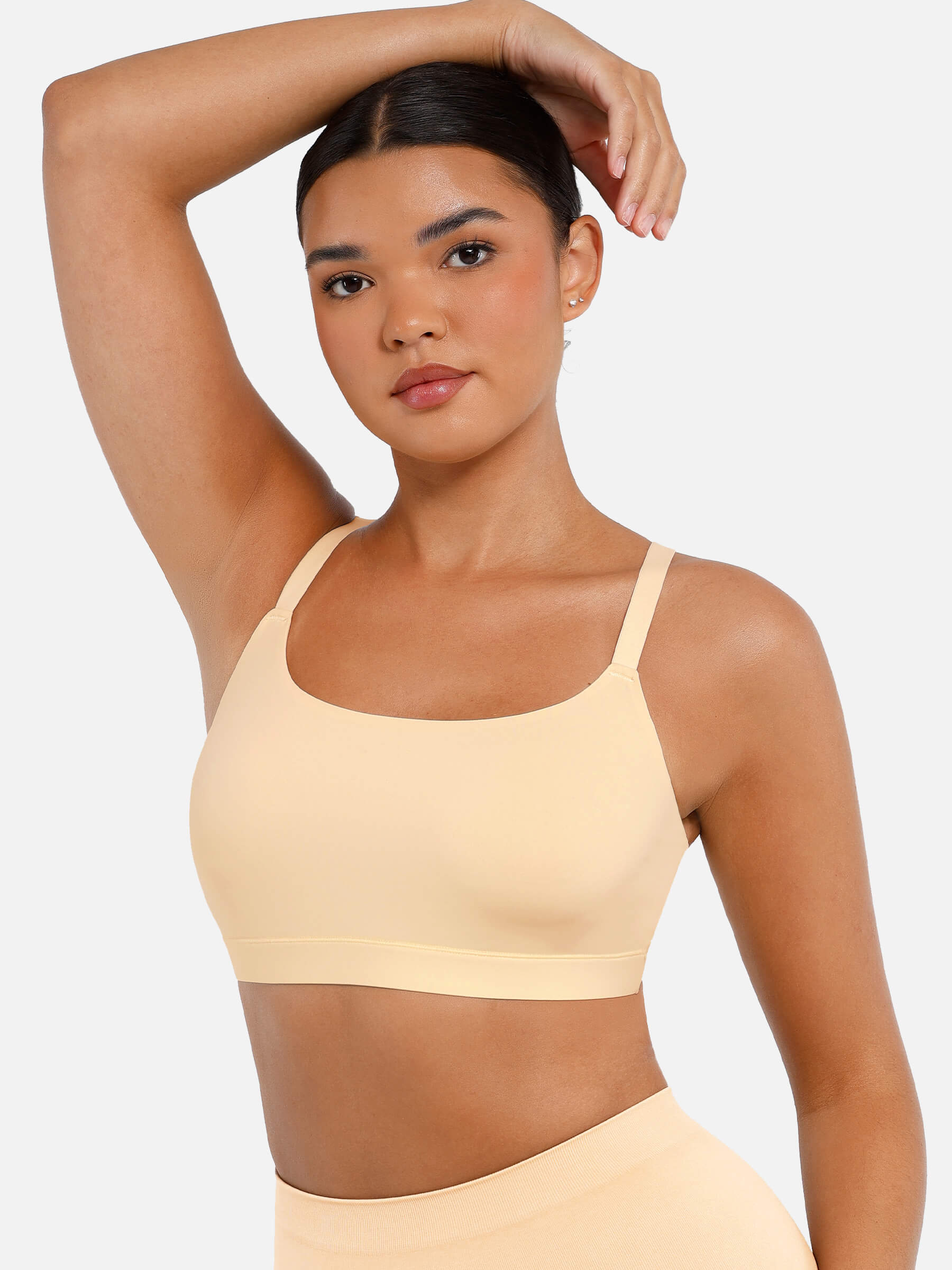 Feelingirl Everyday Wireless Invisible Square Neck Bra