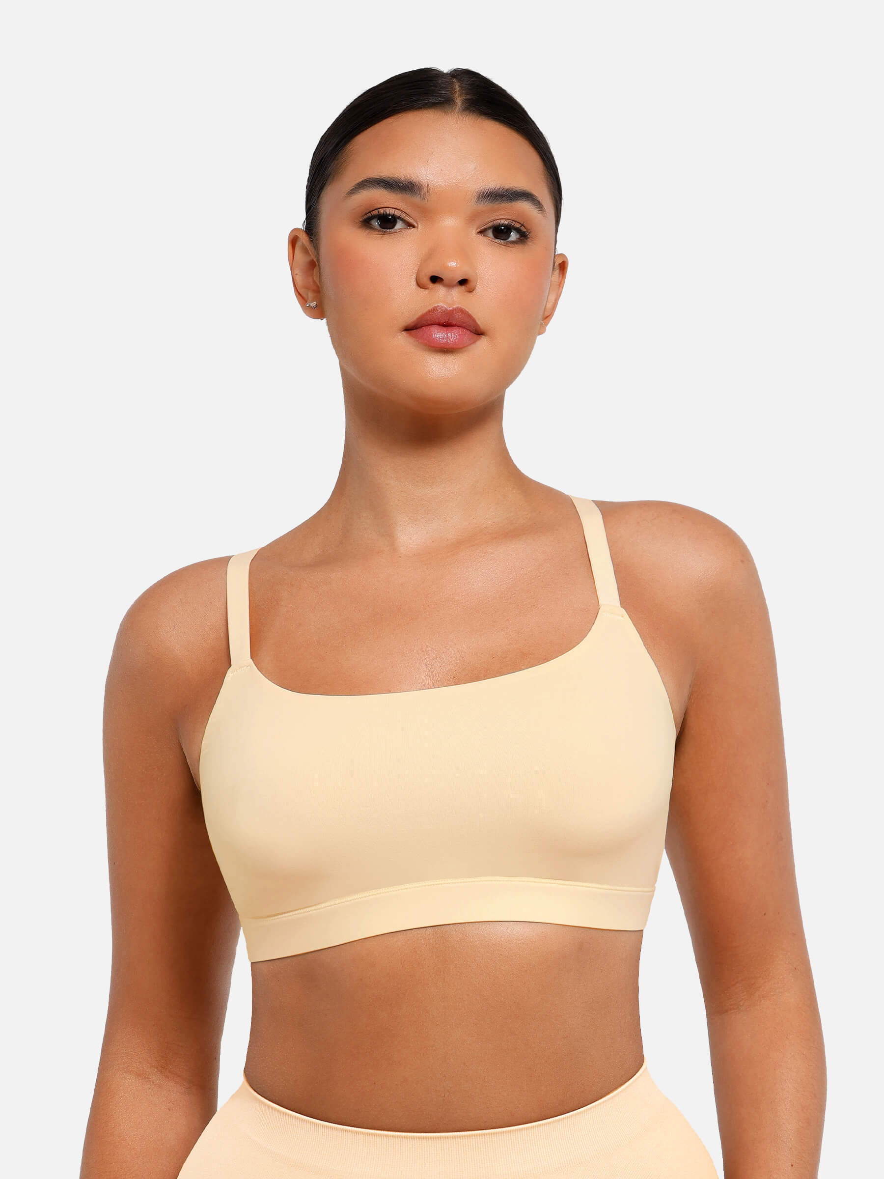 Feelingirl Everyday Wireless Invisible Square Neck Bra