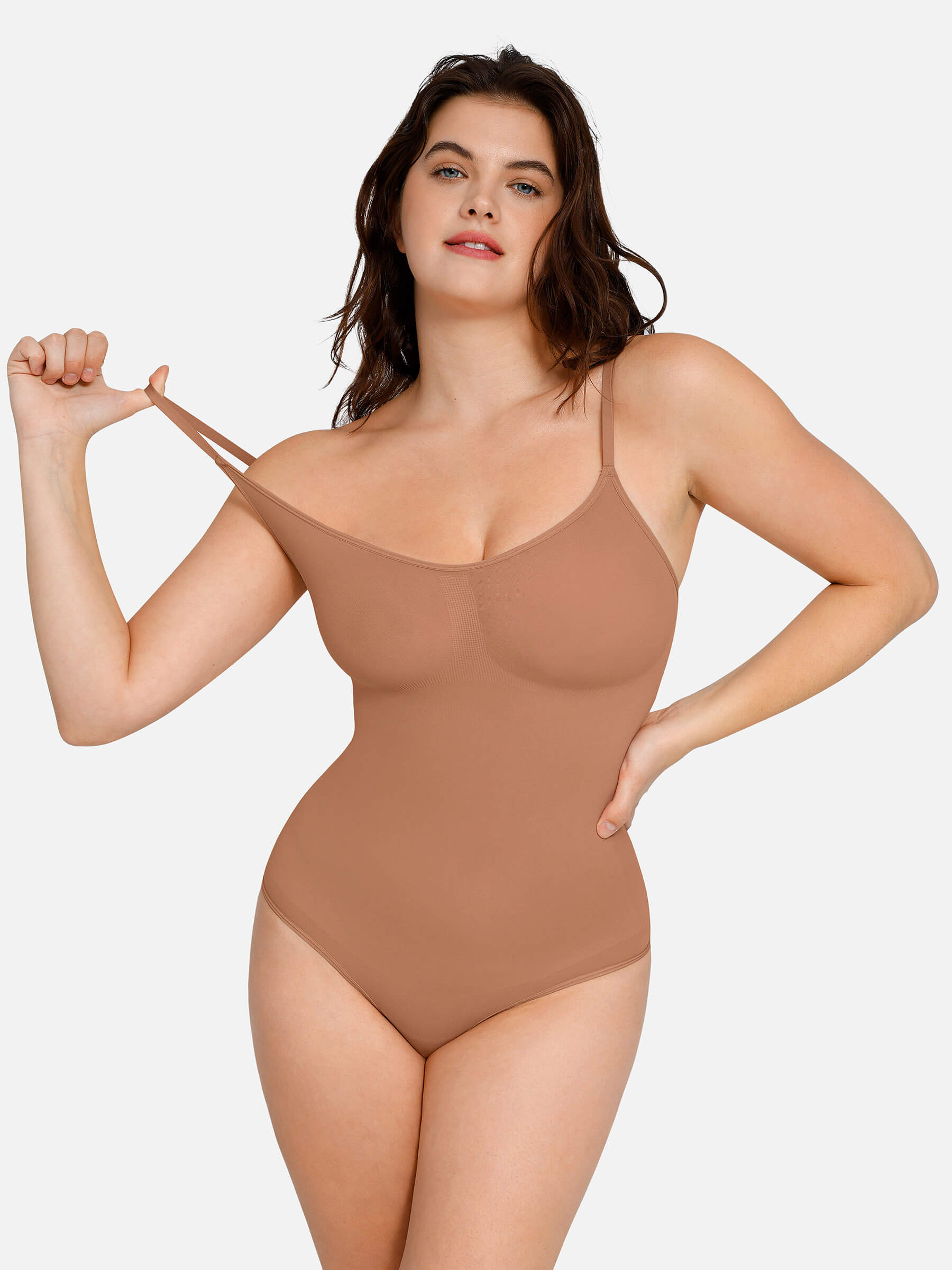 Feelingirl Everyday Wear Seamless Thong Bodysuit