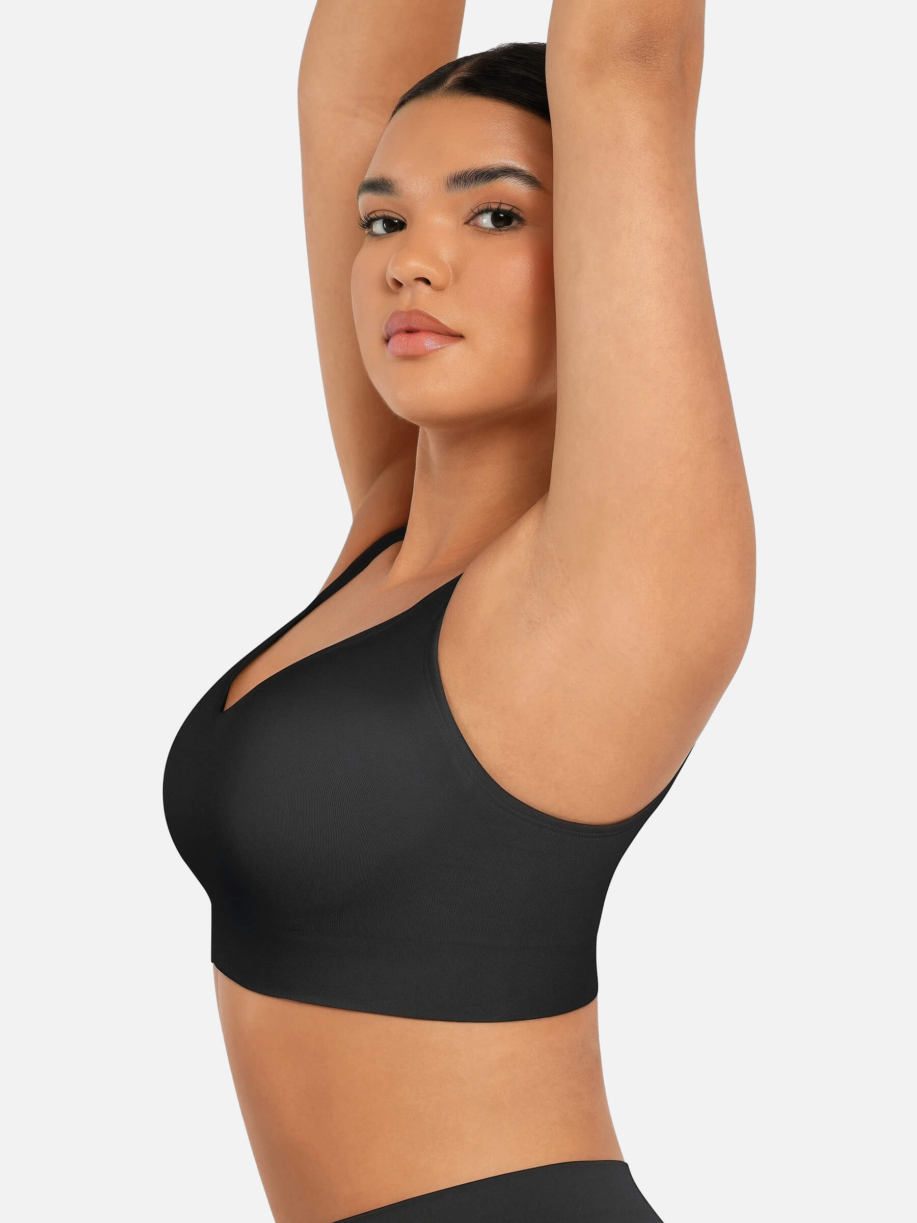 Feelingirl Built-in Soft Cups Full Coverage Wireless Bras