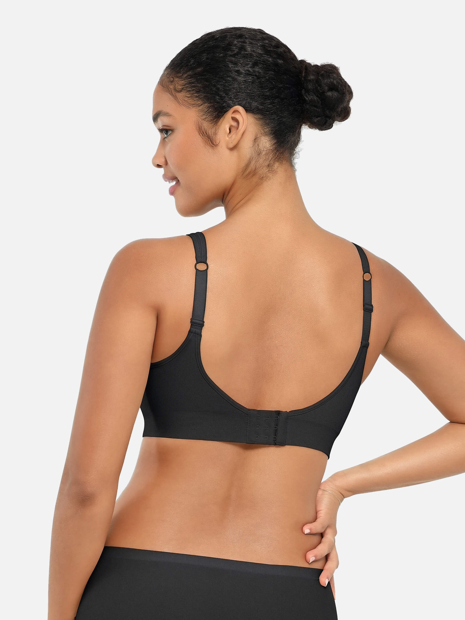 Feelingirl Built-in Soft Cups Full Coverage Wireless Bras