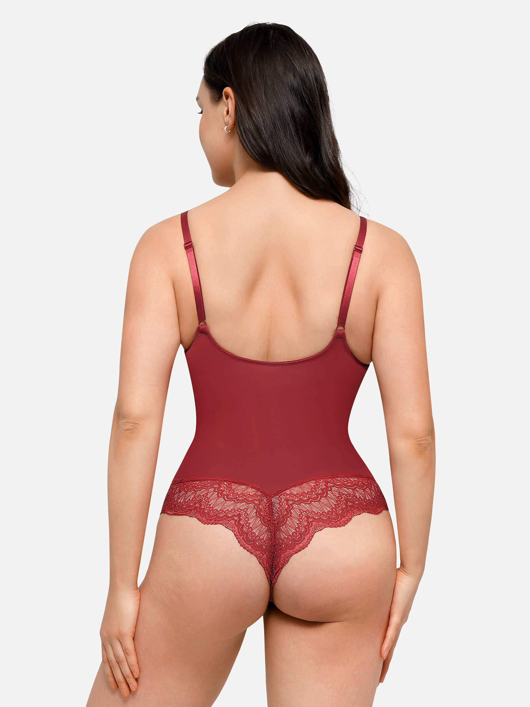 Feelingirl Low-back Ultra-versatile Lace Bodysuit