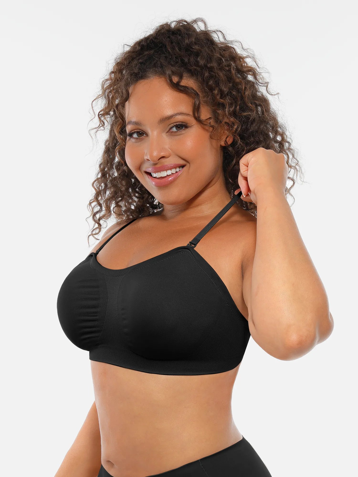 Feelingirl Seamless Strapless Anti-Slip Bra With Removable Pads