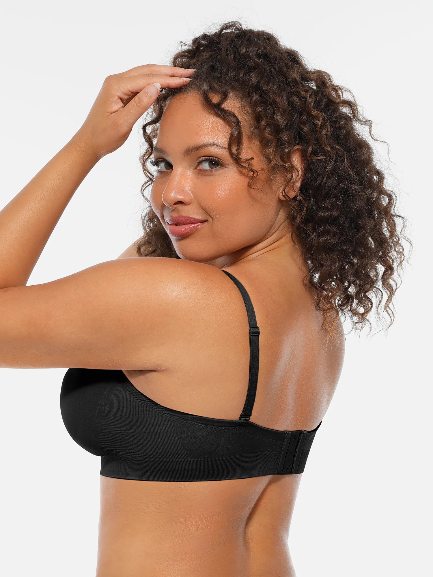 Feelingirl Seamless Strapless Anti-Slip Bra With Removable Pads