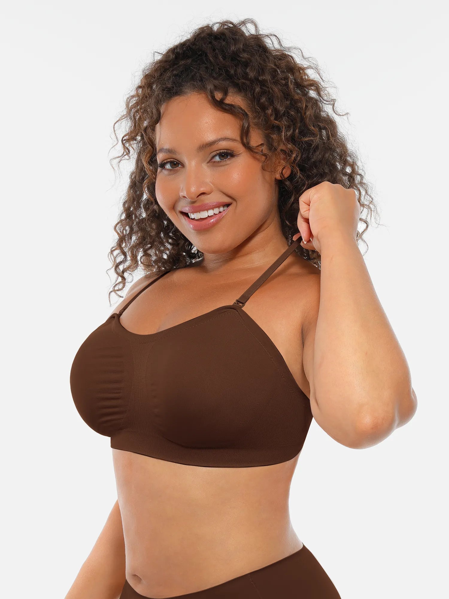 Feelingirl Seamless Strapless Anti-Slip Bra With Removable Pads