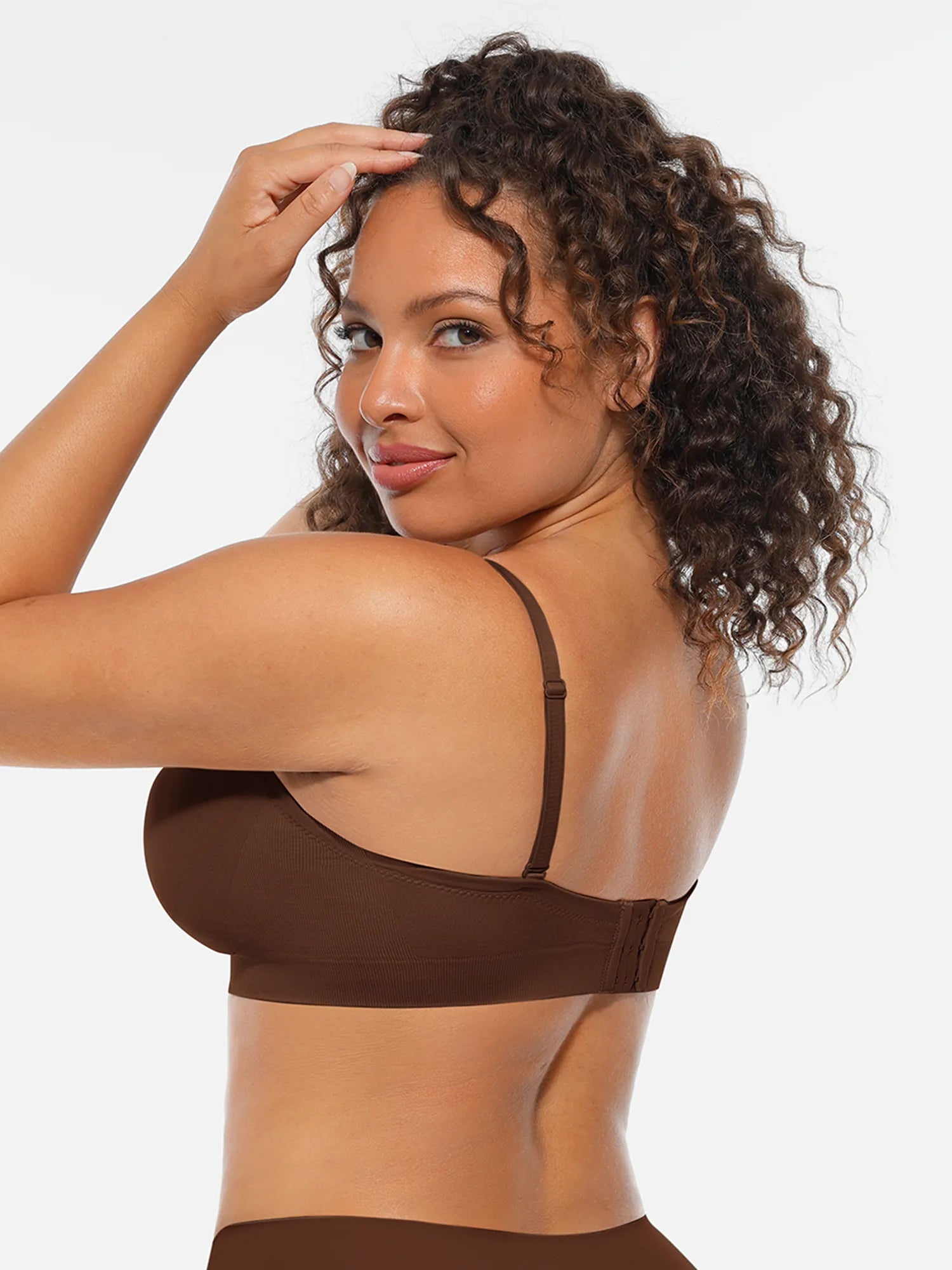 Feelingirl Seamless Strapless Anti-Slip Bra With Removable Pads