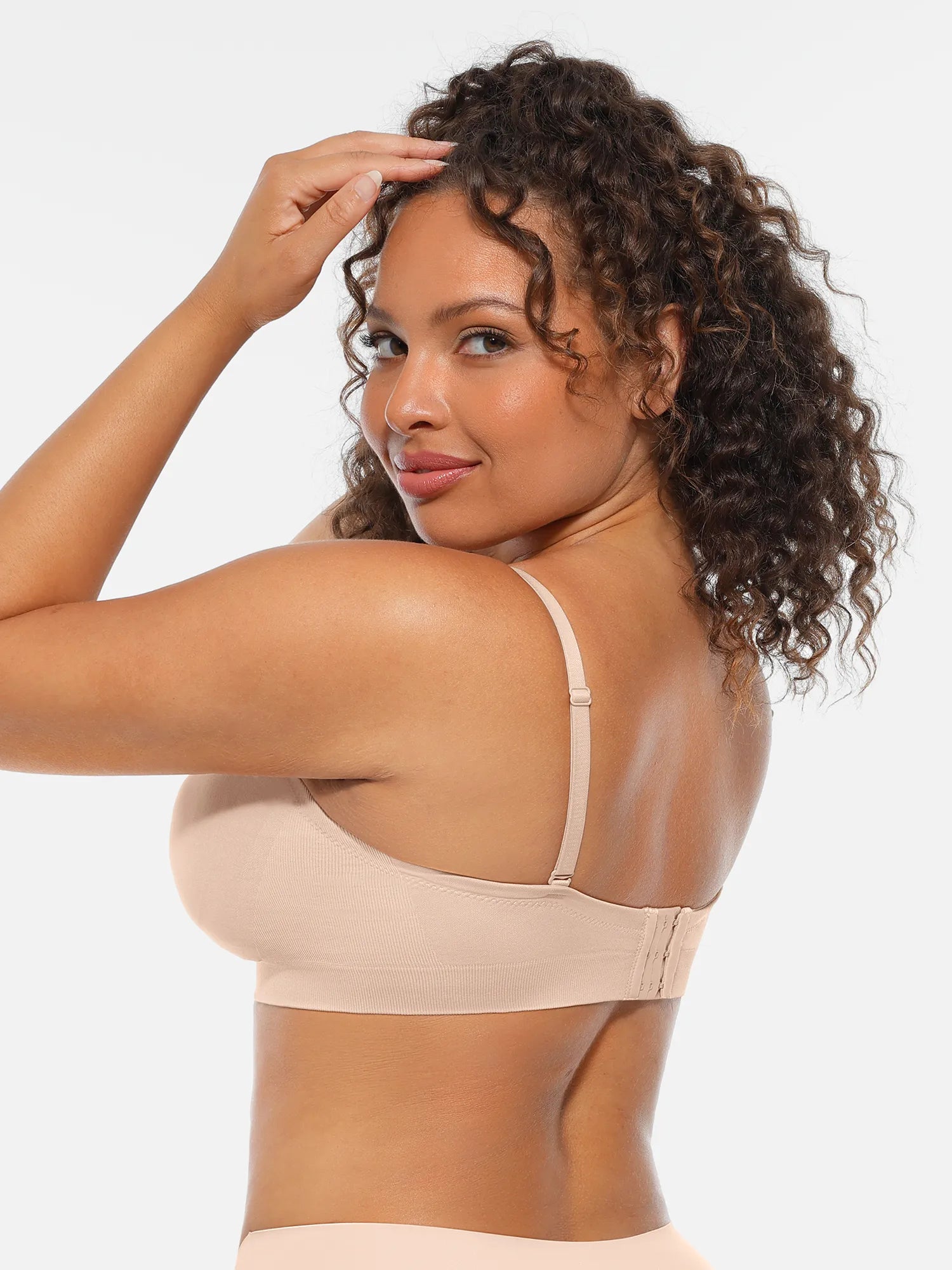 Feelingirl Seamless Strapless Anti-Slip Bra With Removable Pads
