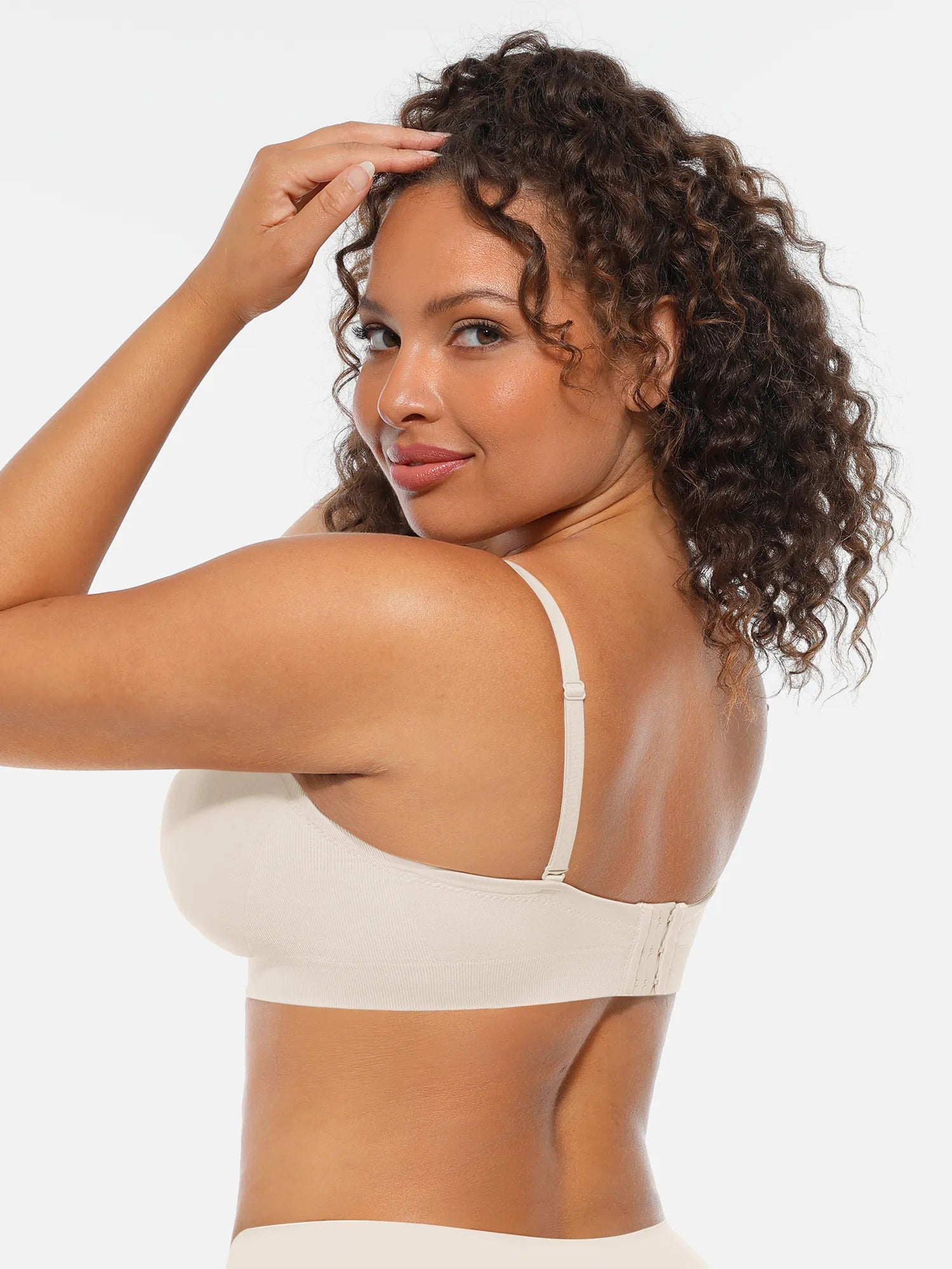 Feelingirl Seamless Strapless Anti-Slip Bra With Removable Pads