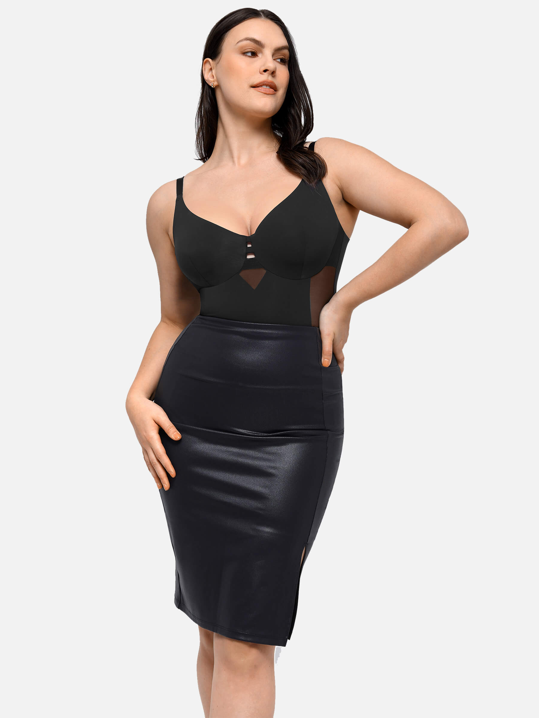 Feelingirl Seamless Waist Control Breast Lift Shapewear