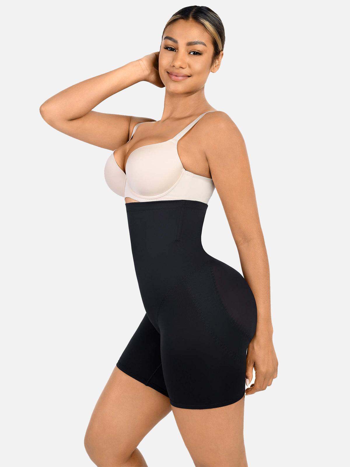 Feelingirl Tummy Control Butt Lifting High Waisted Shorts