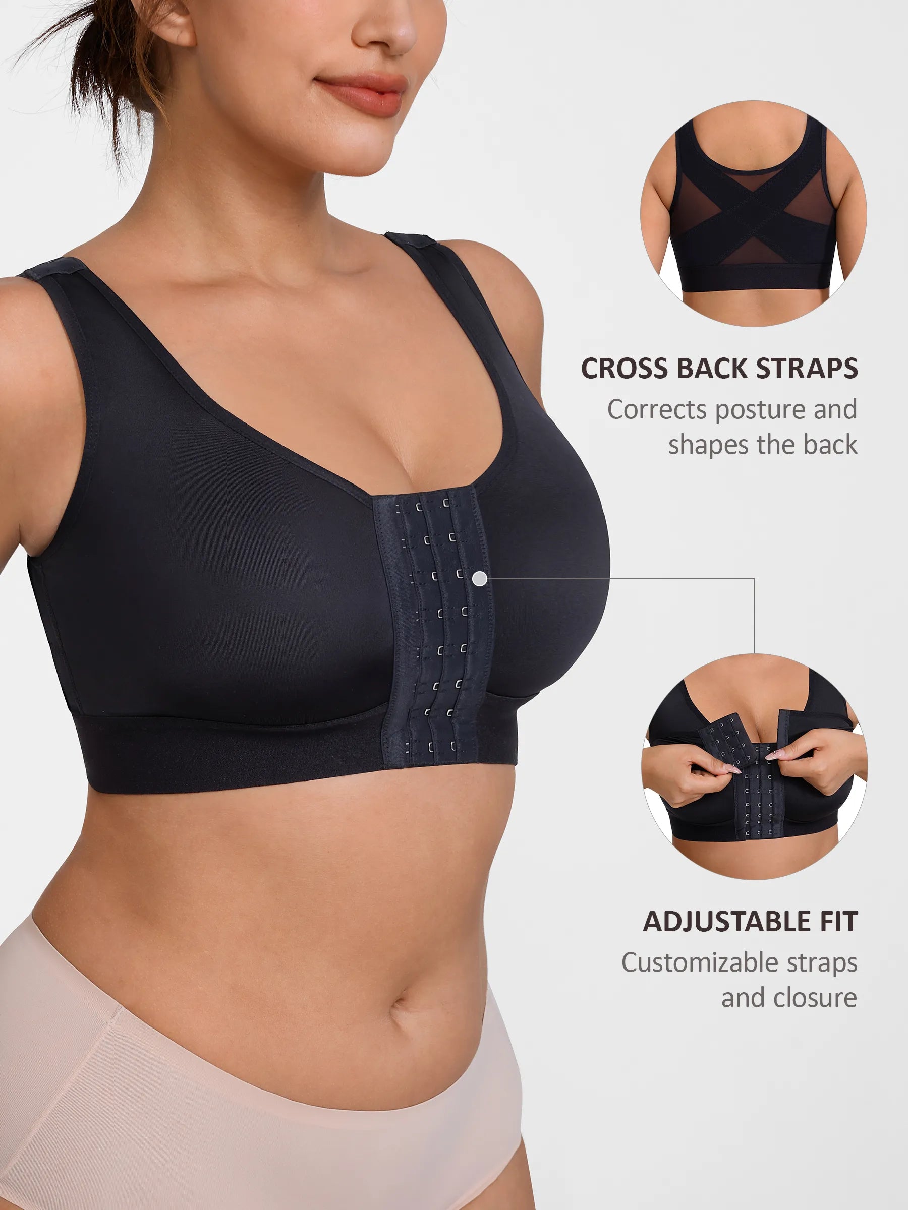 Feelingirl Arms Breast Support Adjustable Top for Recovery Daily