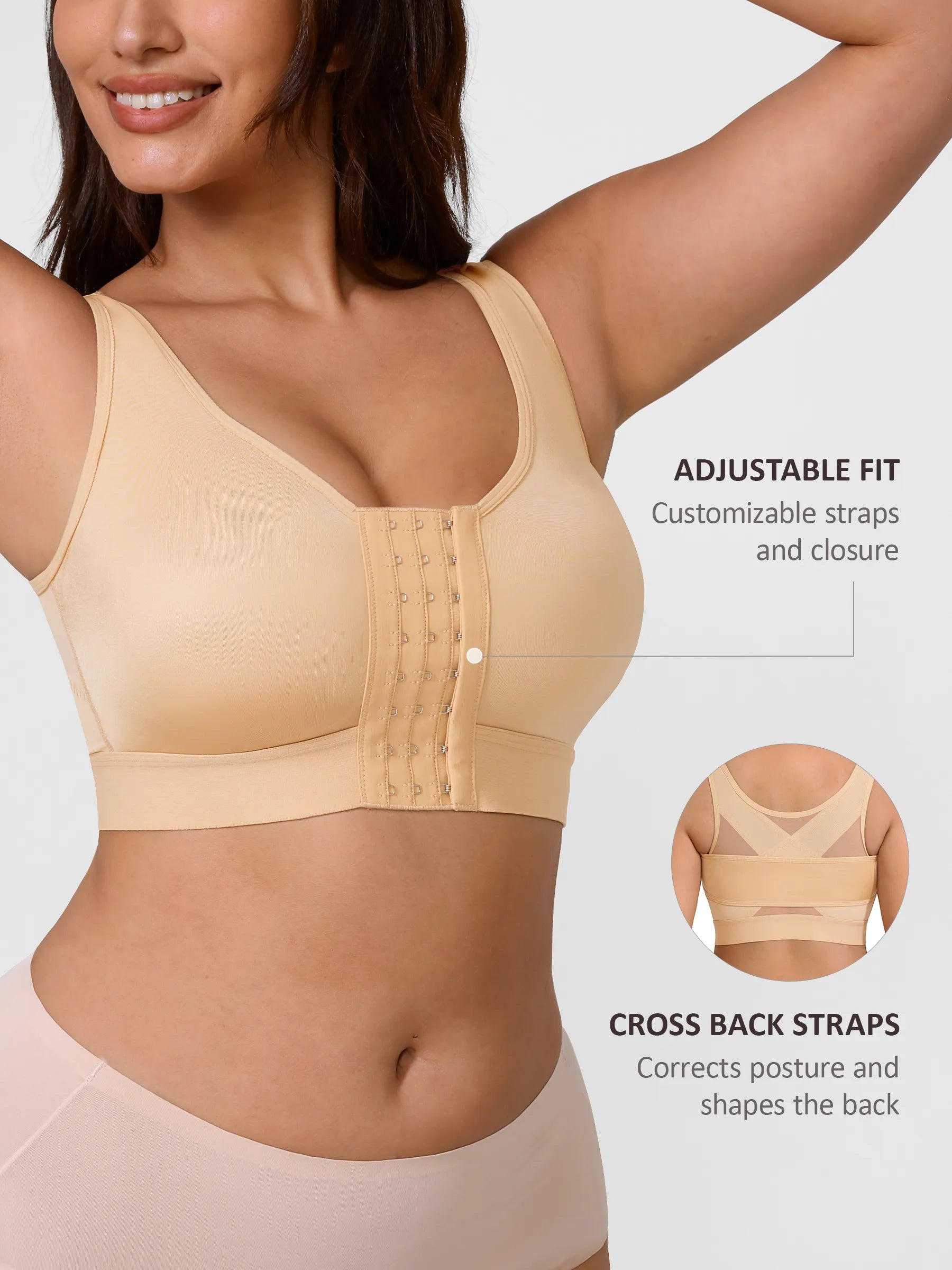 Feelingirl Arms Breast Support Adjustable Top for Recovery Daily