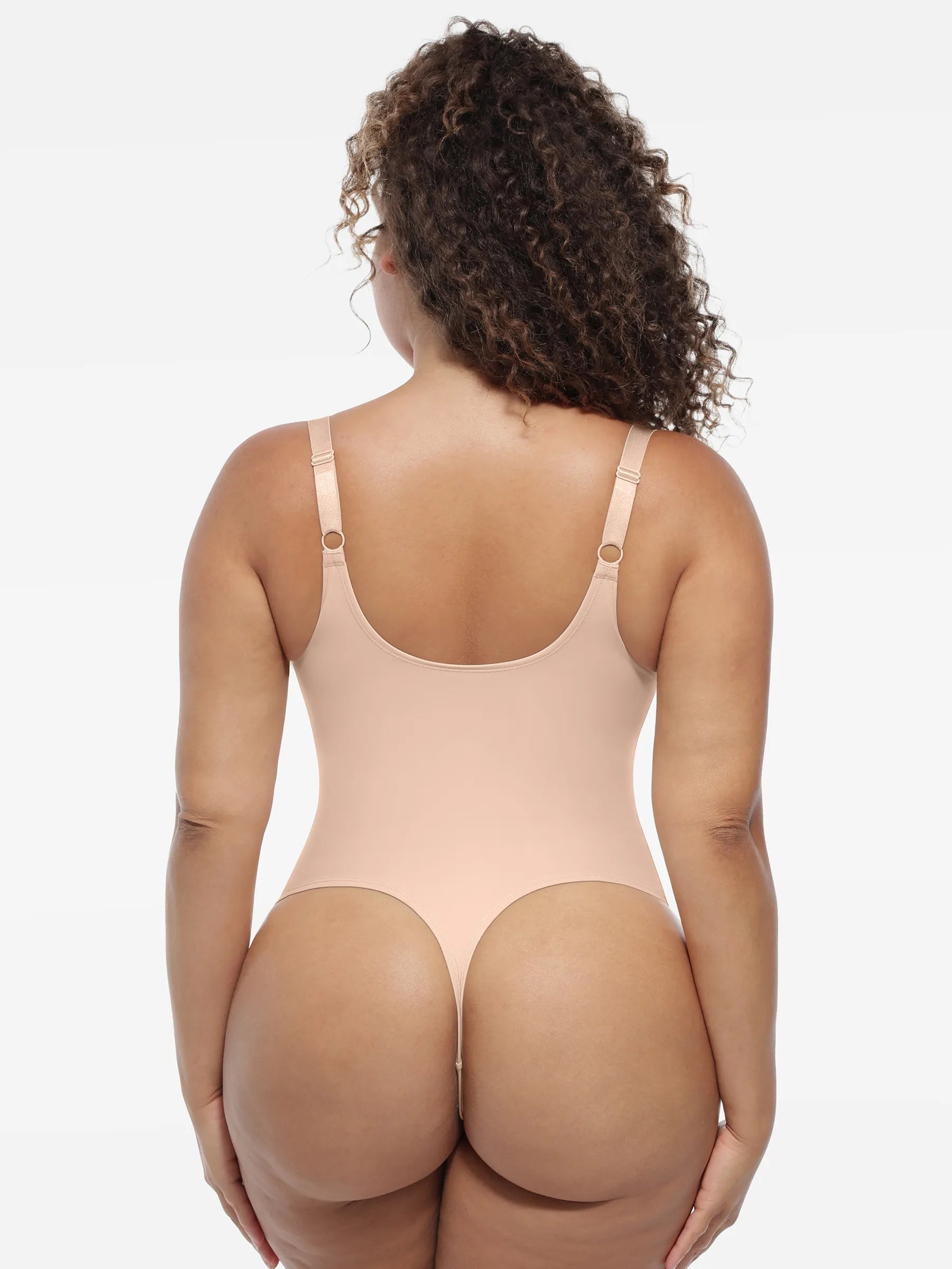 Feelingirl Shapewear-Bodysuit mit tiefem V-Ausschnitt und Bauchkontrolle