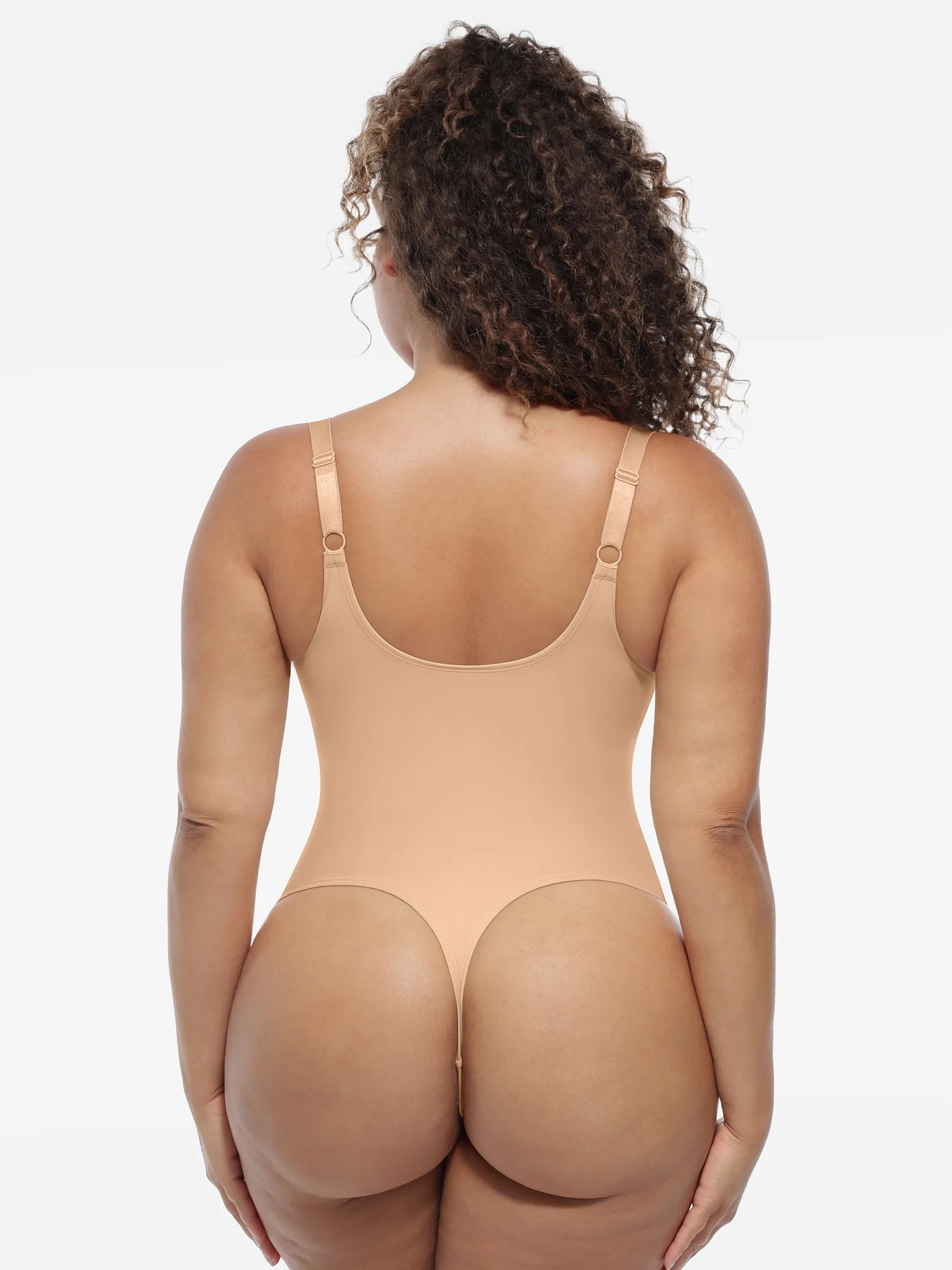 Feelingirl Shapewear-Bodysuit mit tiefem V-Ausschnitt und Bauchkontrolle