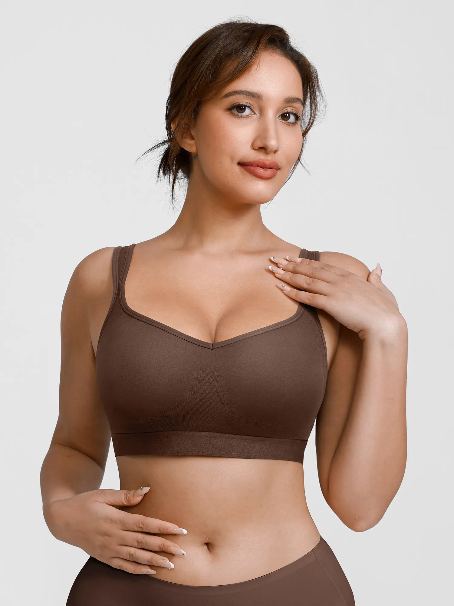 Feelingirl Full Coverage Smoothing Wireless Bra