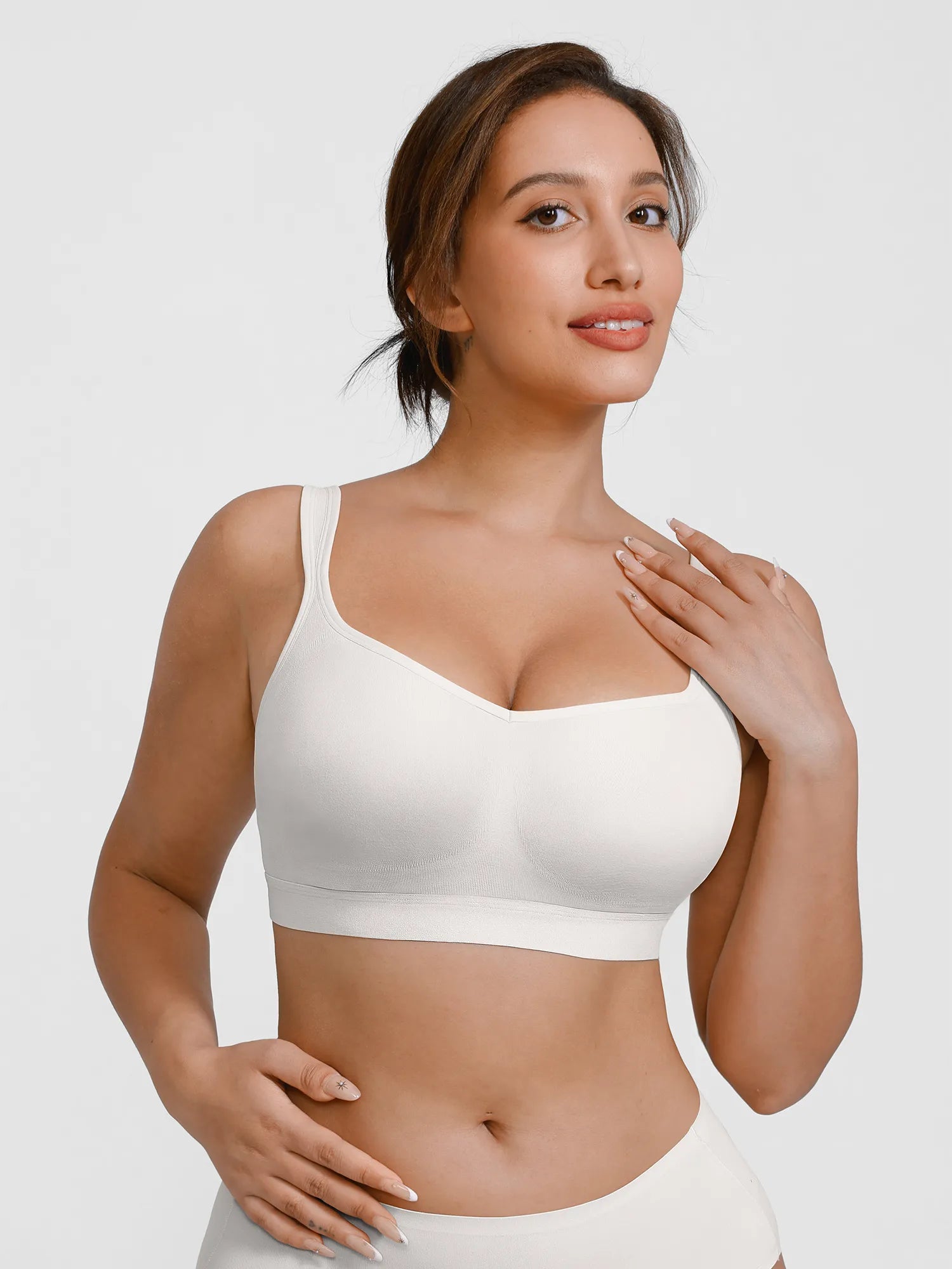 Feelingirl Full Coverage Smoothing Wireless Bra