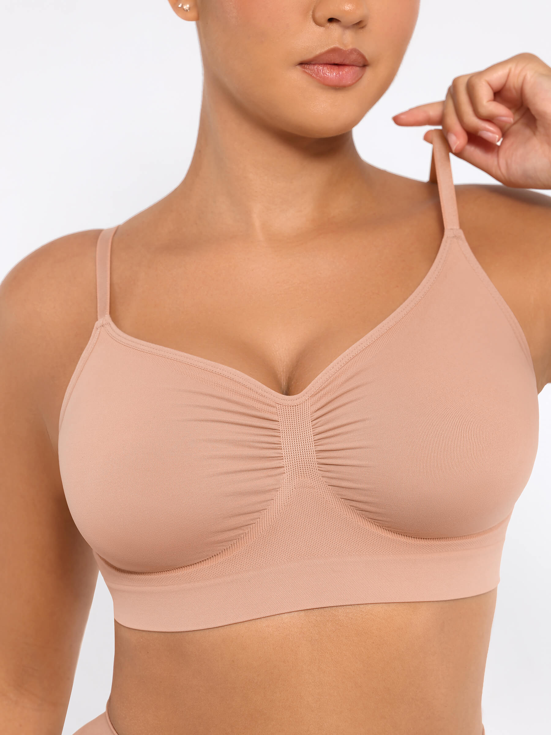 Feelingirl Wireless Bra & Seamless Tummy Control Brief Set