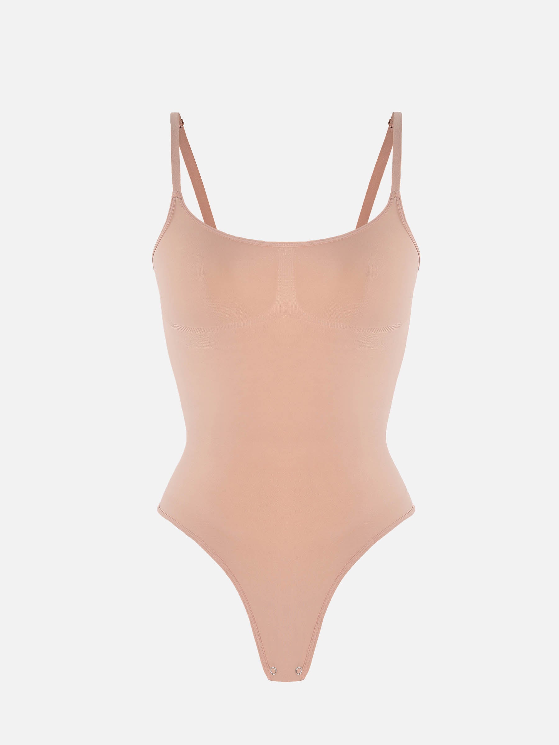 Feelingirl Tummy Control Seamless Thong Bodysuit