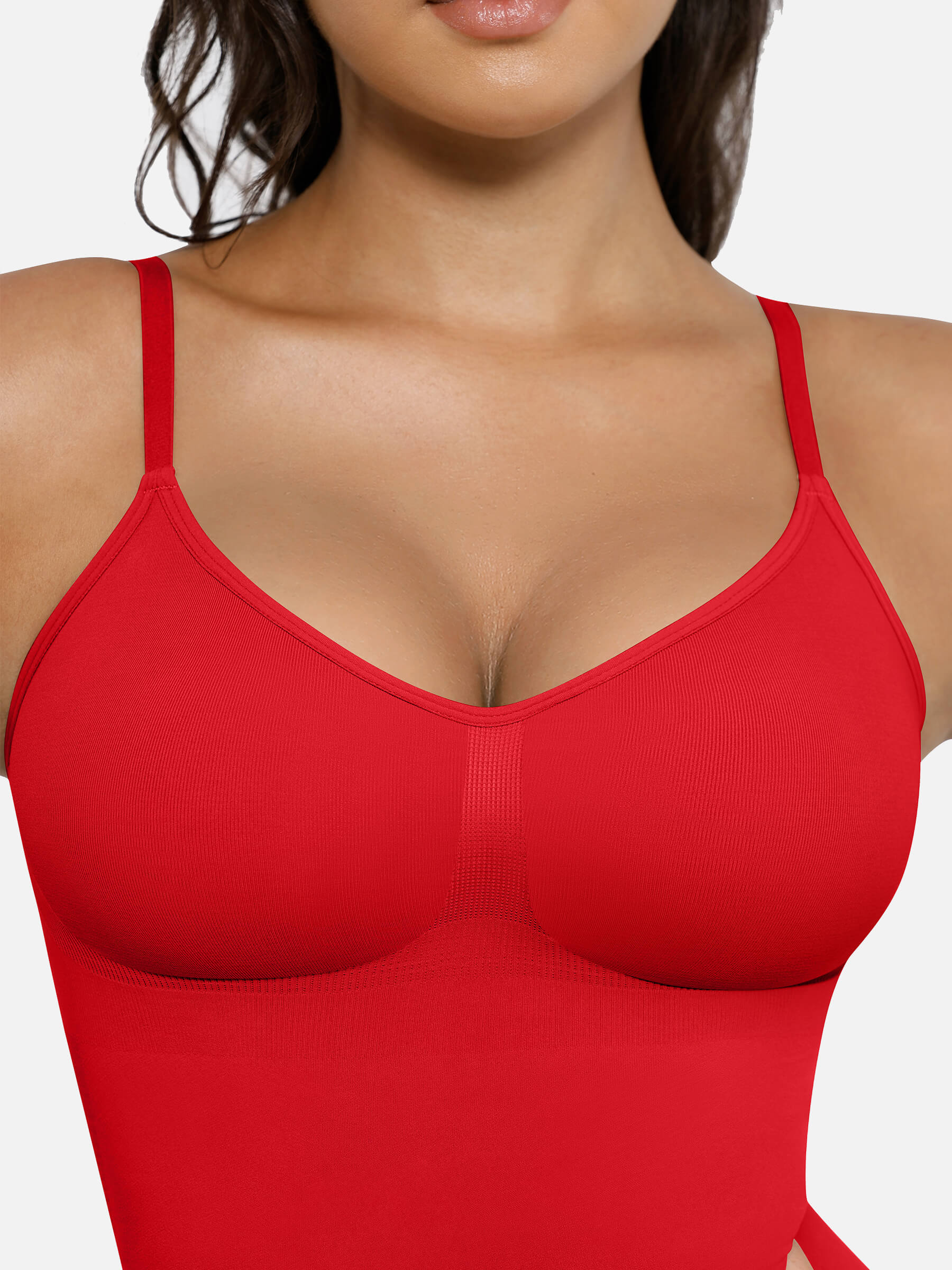 Feelingirl Tummy Control Seamless Thong Bodysuit