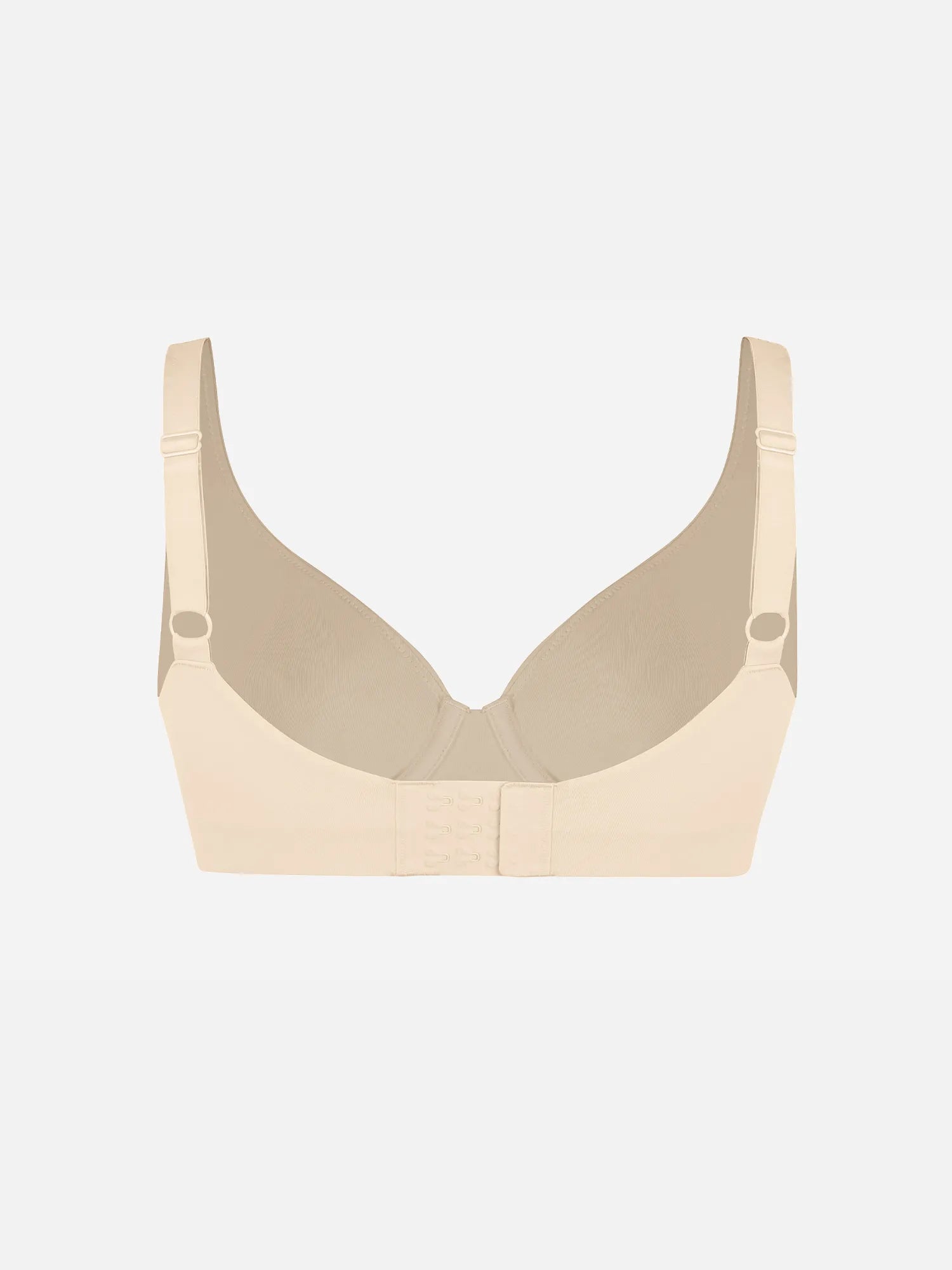 Feelingirl Underwire Adjustable Deep V-neck Bra