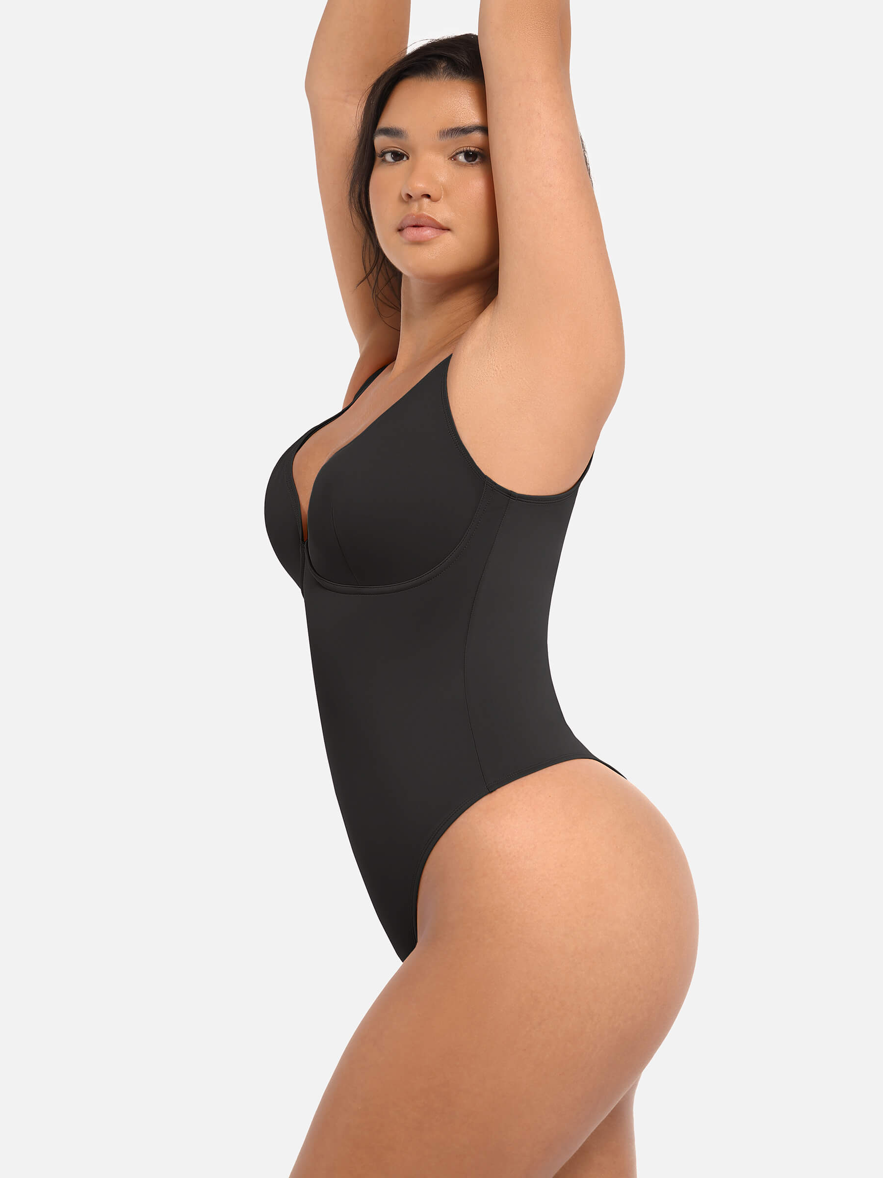 Feelingirl V Neck Tummy Control Bodysuit