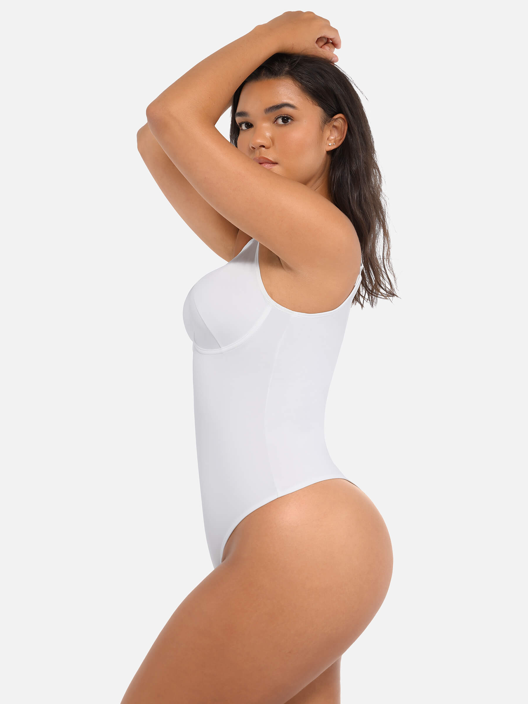 Feelingirl V Neck Tummy Control Bodysuit