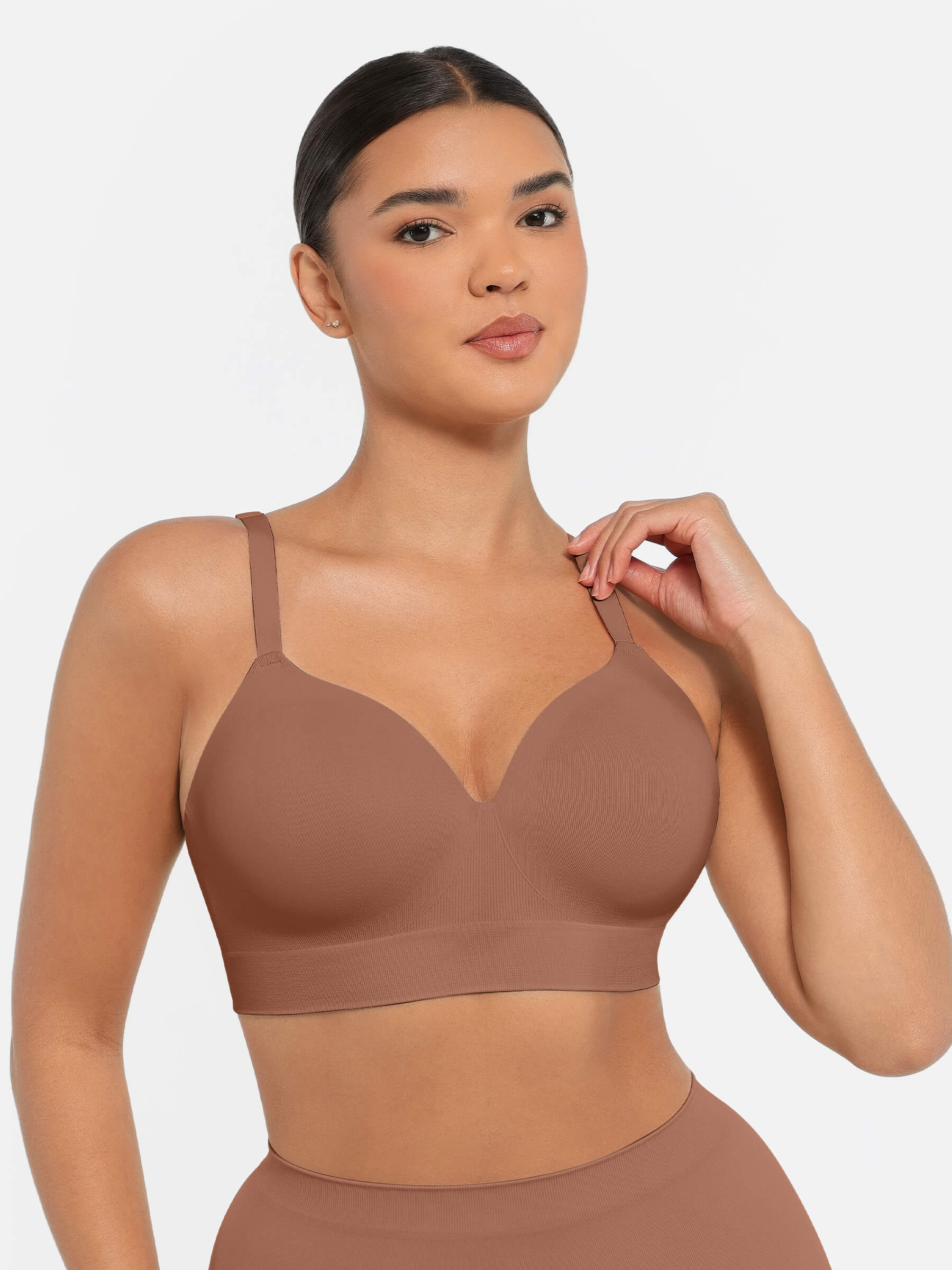 Feelingirl Wireless Push-Up Comfort Full Coverage Bra [BOGO]