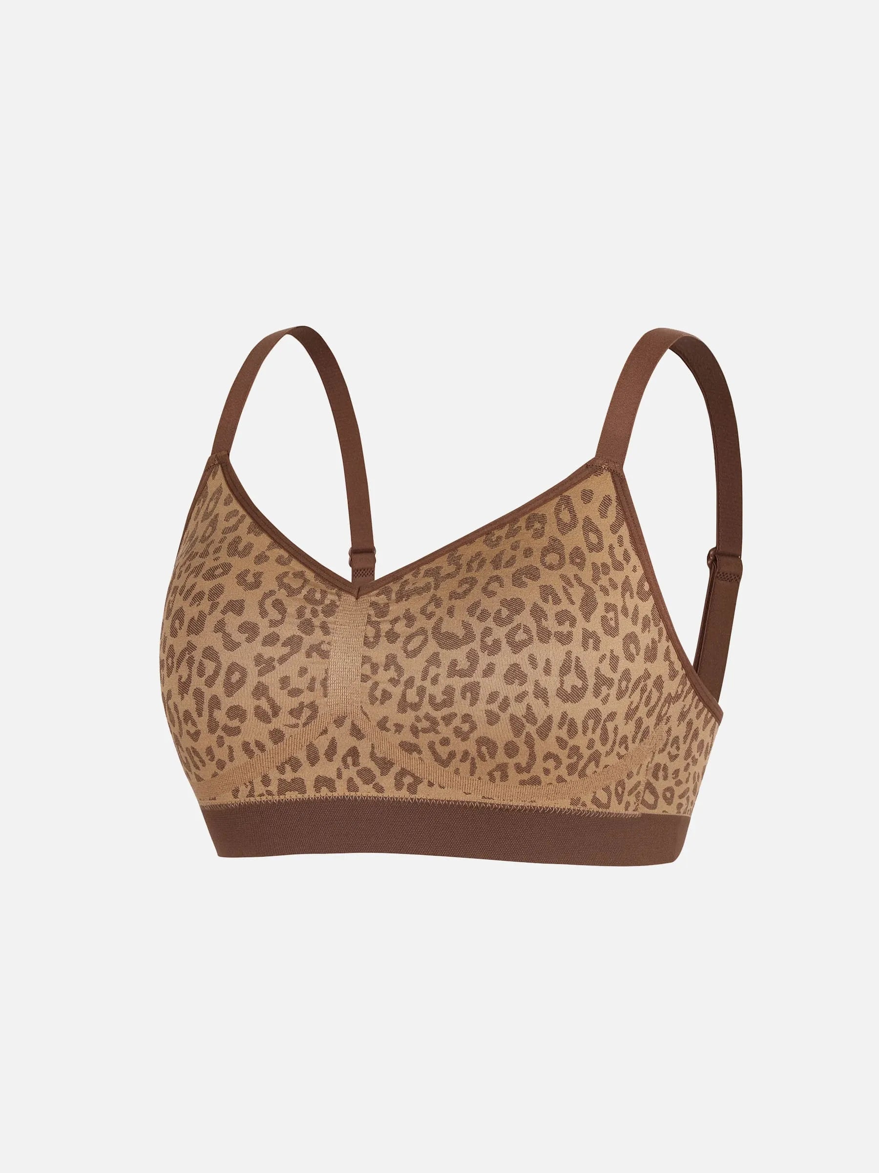 Sujetador push-up sin aros con estampado de leopardo de Feelingirl