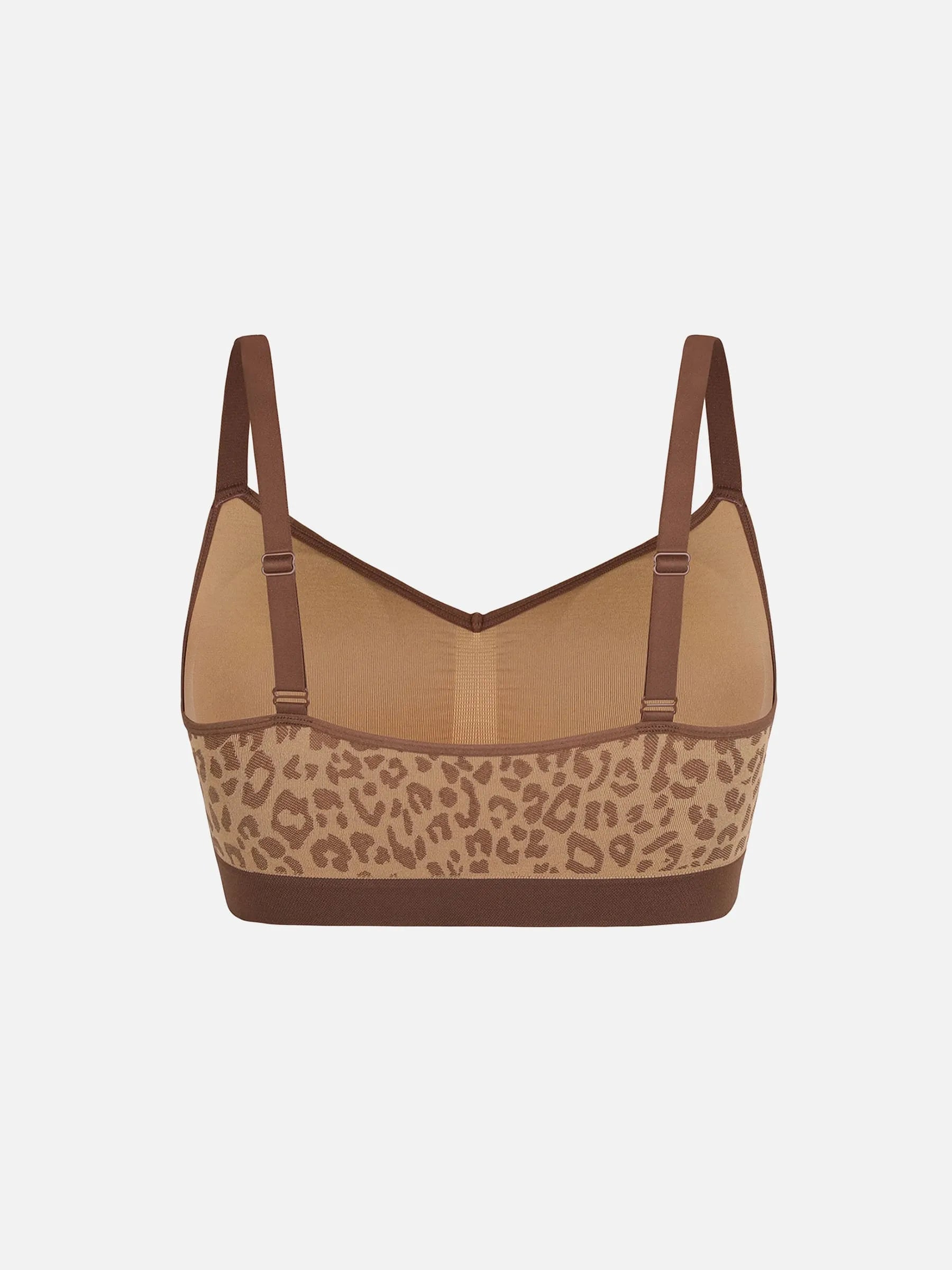 Sujetador push-up sin aros con estampado de leopardo de Feelingirl