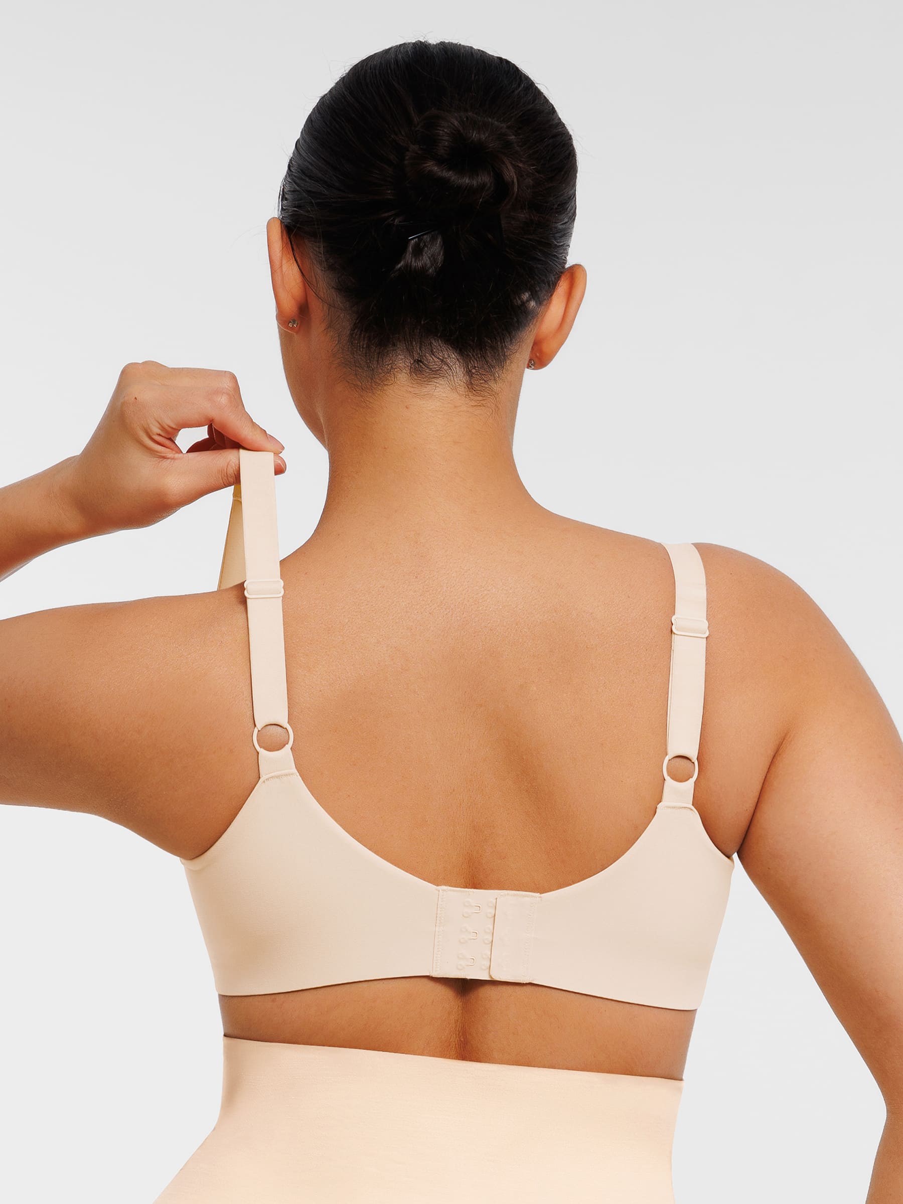 Feelingirl Adjustable Deep V-Neck Underwire Bra