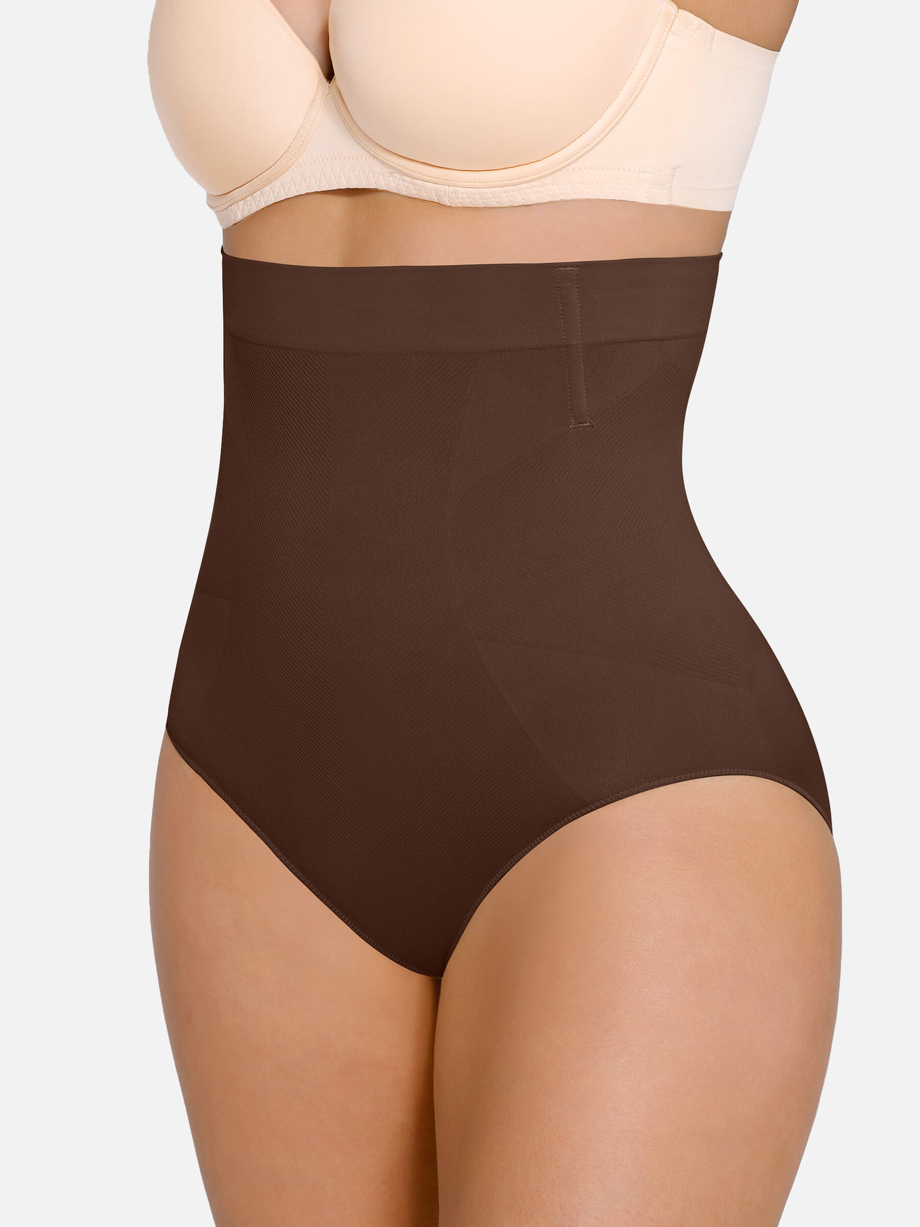 Feelingirl Seamless Anti-Slip Waist and Abdomen Shaping Panties with Antibacterial Crotch