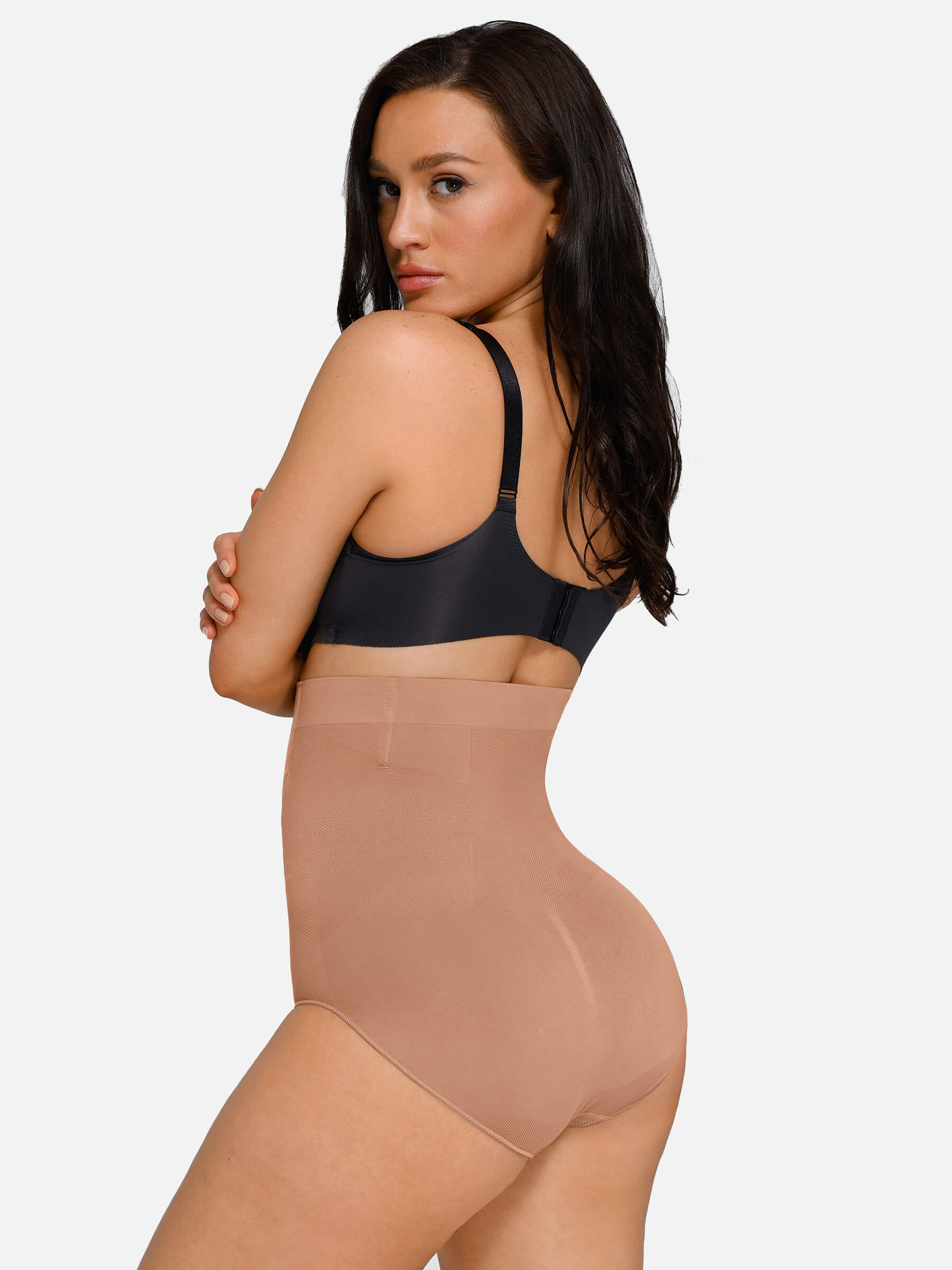 Feelingirl Seamless Anti-Slip Waist and Abdomen Shaping Panties with Antibacterial Crotch