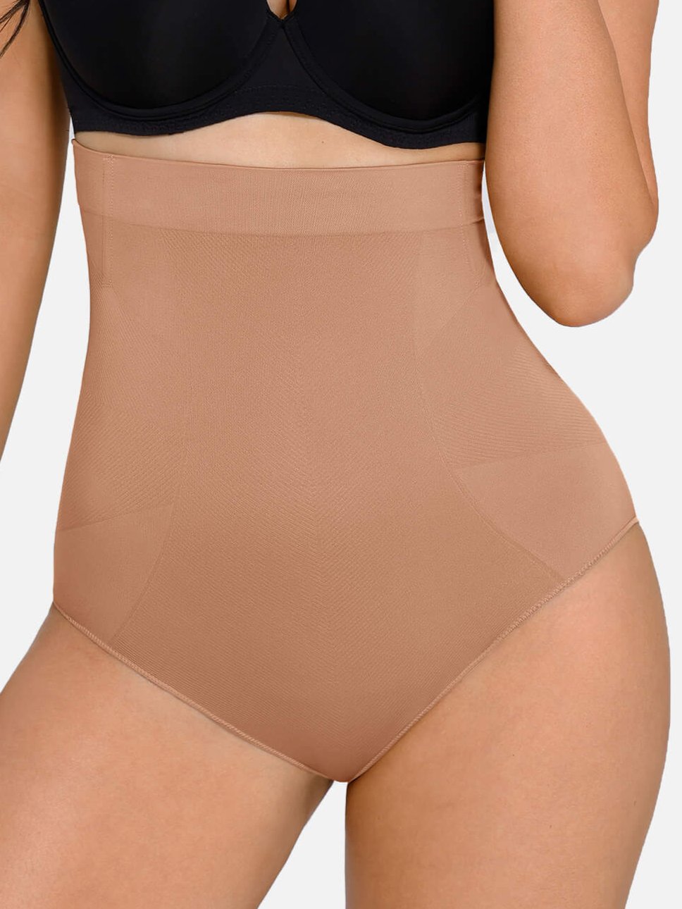 Feelingirl Seamless Anti-Slip Waist and Abdomen Shaping Panties with Antibacterial Crotch