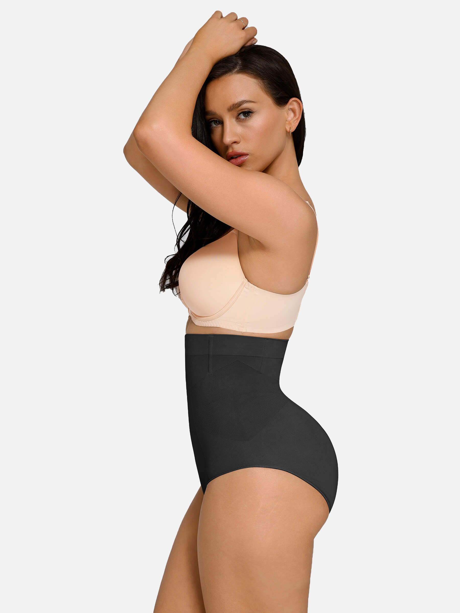 Feelingirl Seamless Anti-Slip Waist and Abdomen Shaping Panties with Antibacterial Crotch