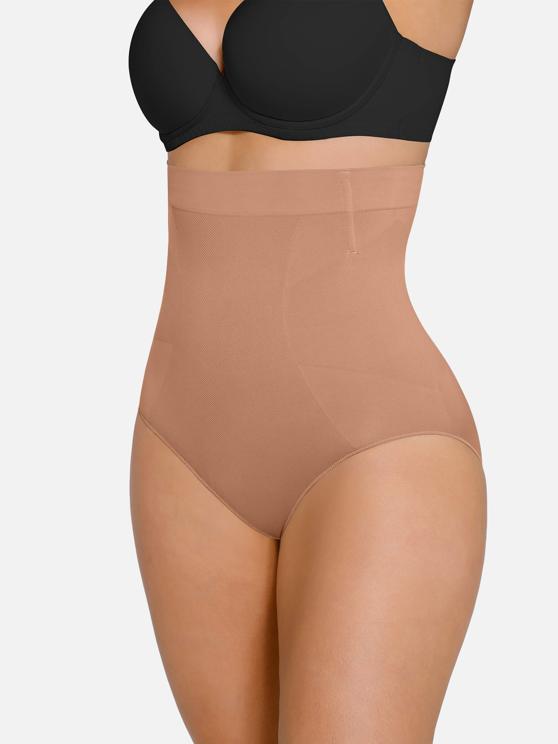 Feelingirl Seamless Anti-Slip Waist and Abdomen Shaping Panties with Antibacterial Crotch