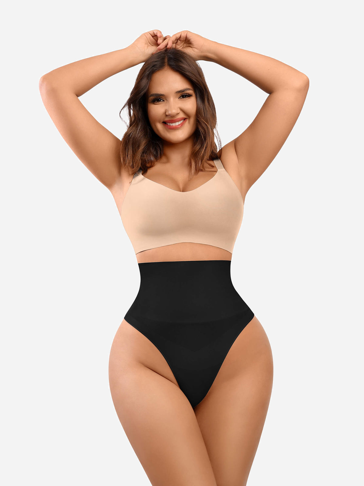 Feelingirl Tummy Control Shapewear Thong Bone Slimming Briefs
