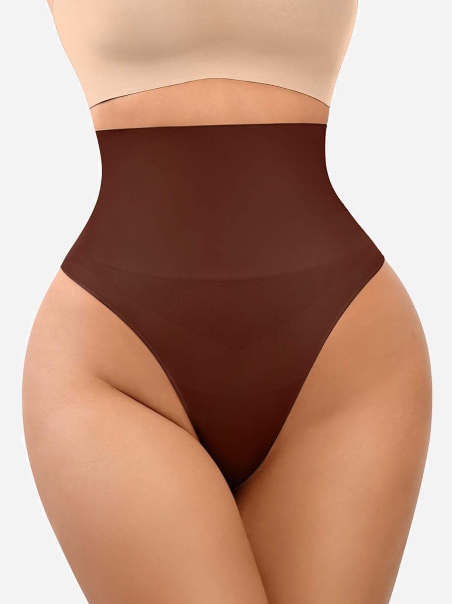 Tummy Control Shapewear Thong Bone Slimming Briefs