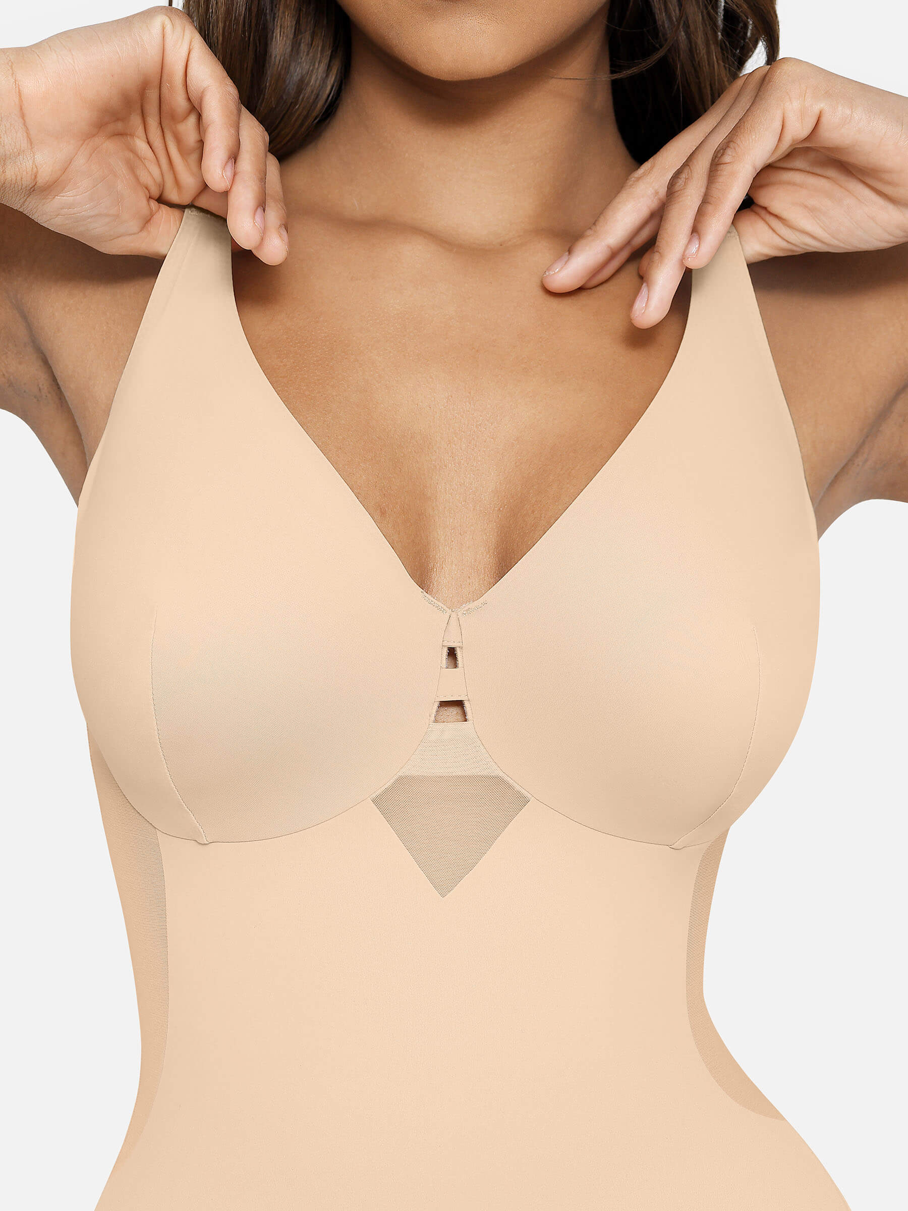Feelingirl Seamless Thigh Control Breast Lift Shapewear