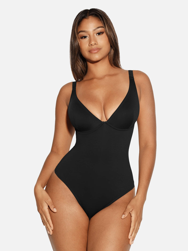 Full Size Round Neck Wide Strap Bodysuit