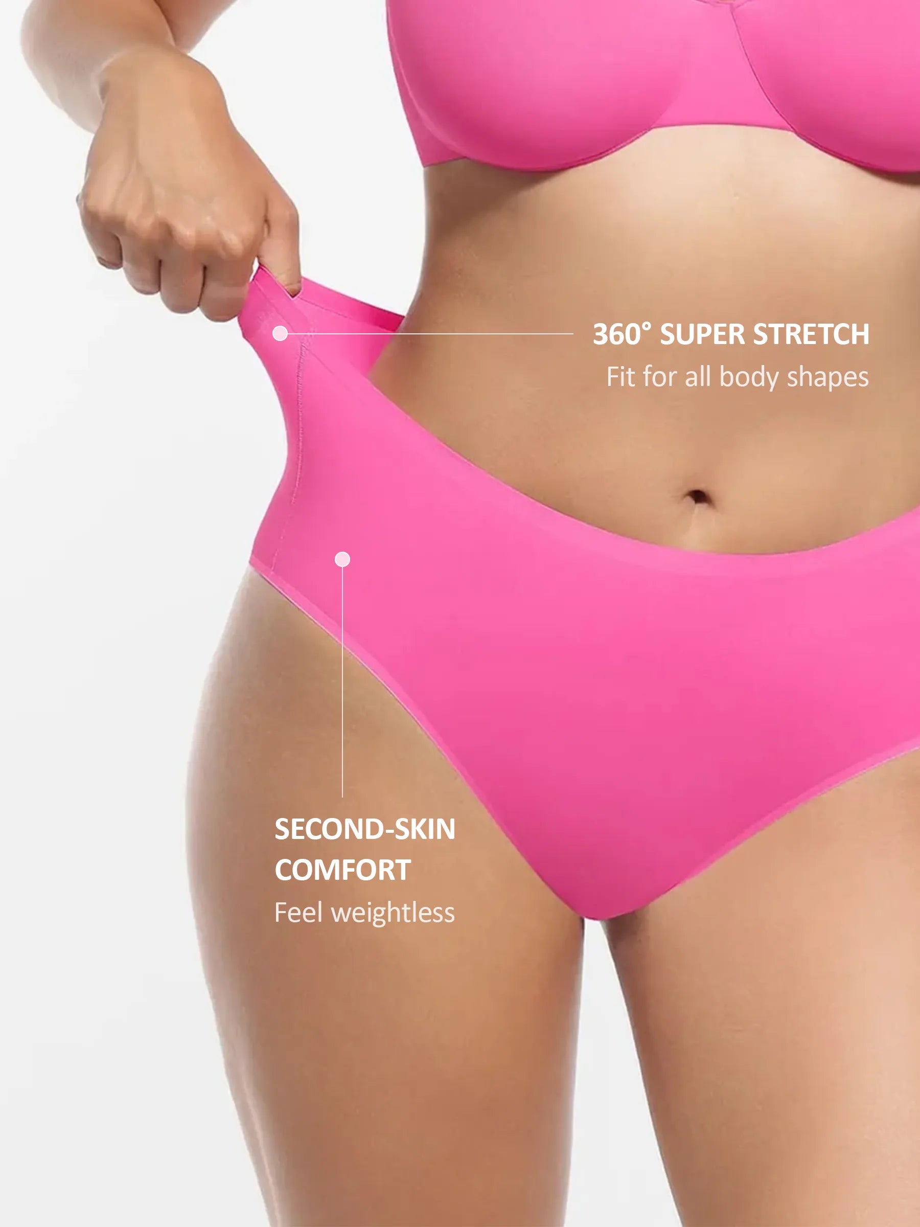 Feelingirl – Wolkenähnlicher Slip mit mittlerer Taille