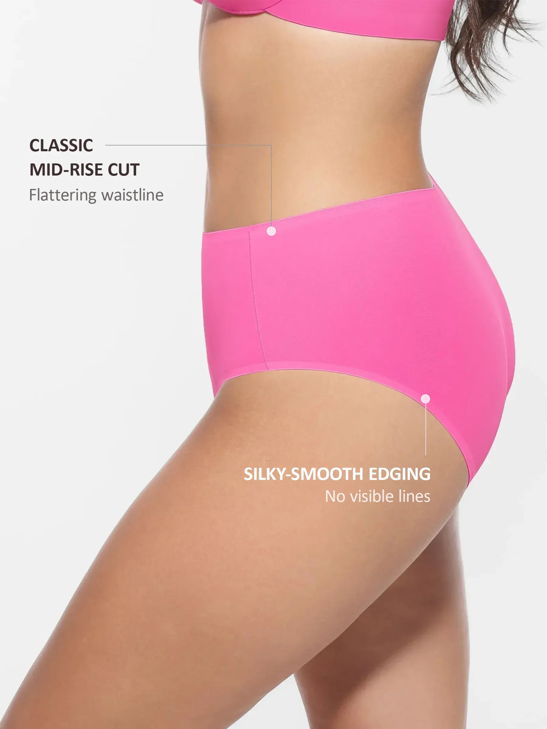 Feelingirl – Wolkenähnlicher Slip mit mittlerer Taille