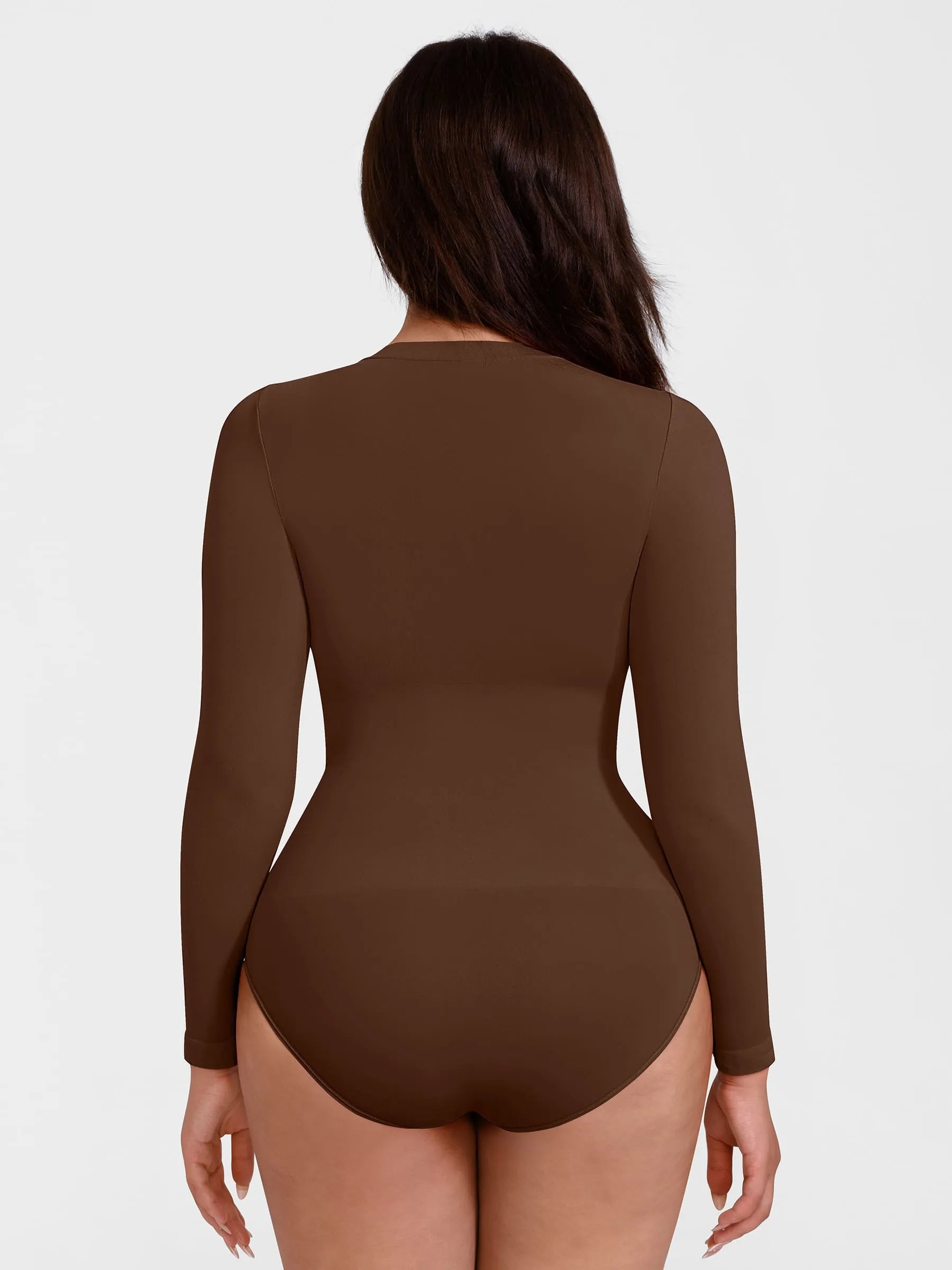 Feelingirl Seamless Ultra-Soft Crew Neck Bodysuit